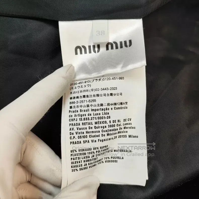 Miu Miu Miu Miu 38 Sequined diamond buckle coat Size M / US 6-8 / IT 42-44 - 7 Thumbnail
