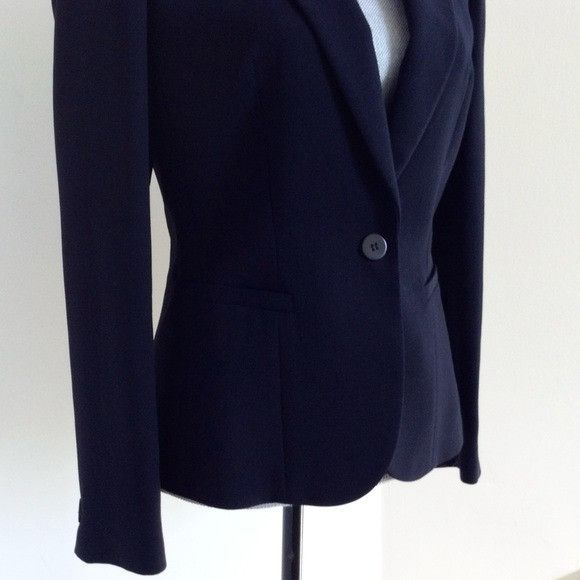 Giorgio Armani Giorgio Armani Black Tailored Single-Button Blazer IT 40 US Size S / US 4 / IT 40 - 6 Thumbnail