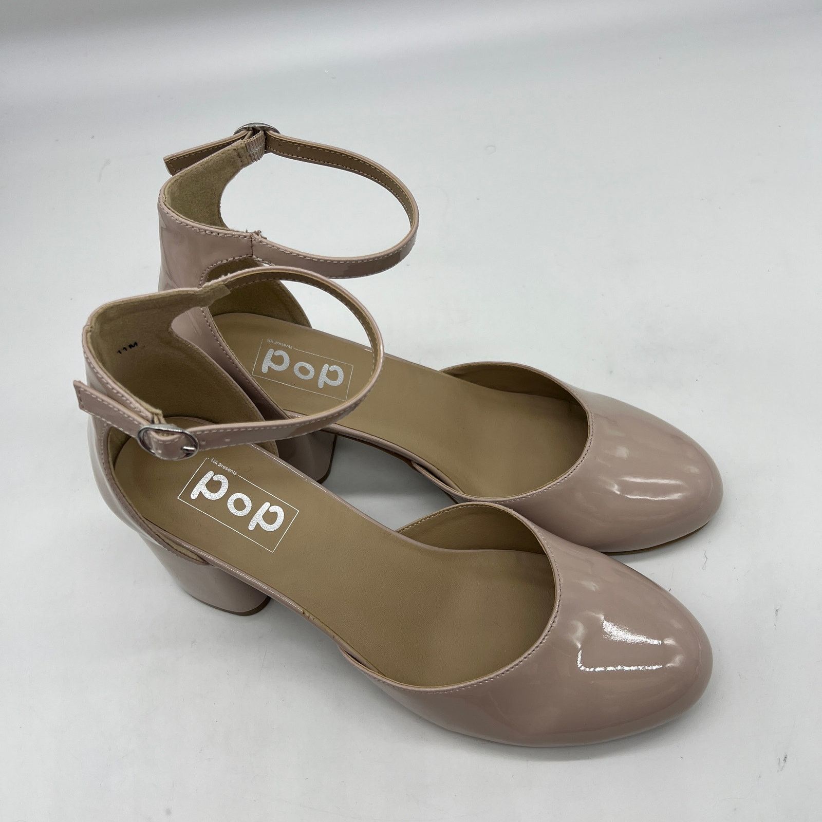 Other Pop Womens Gal Block Heel Nude Pumps Size 11M Size US 11 / IT 41 - 2 Thumbnail