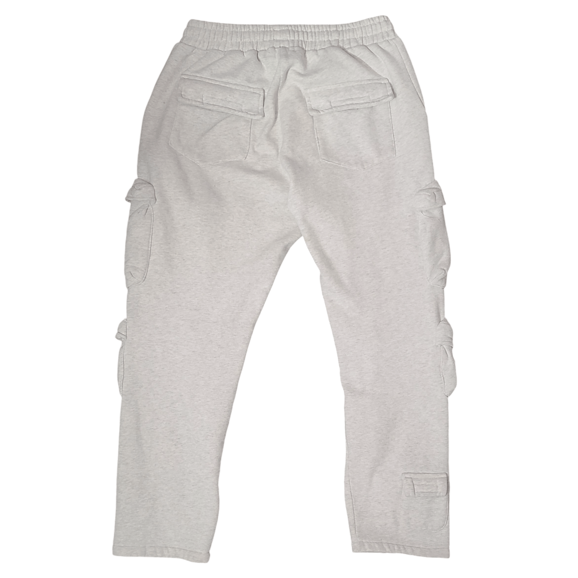 Japanese Brand Heather Grey Cargo Sweatpants - Size: 34/L Size US 34 / EU 50 - 6 Thumbnail