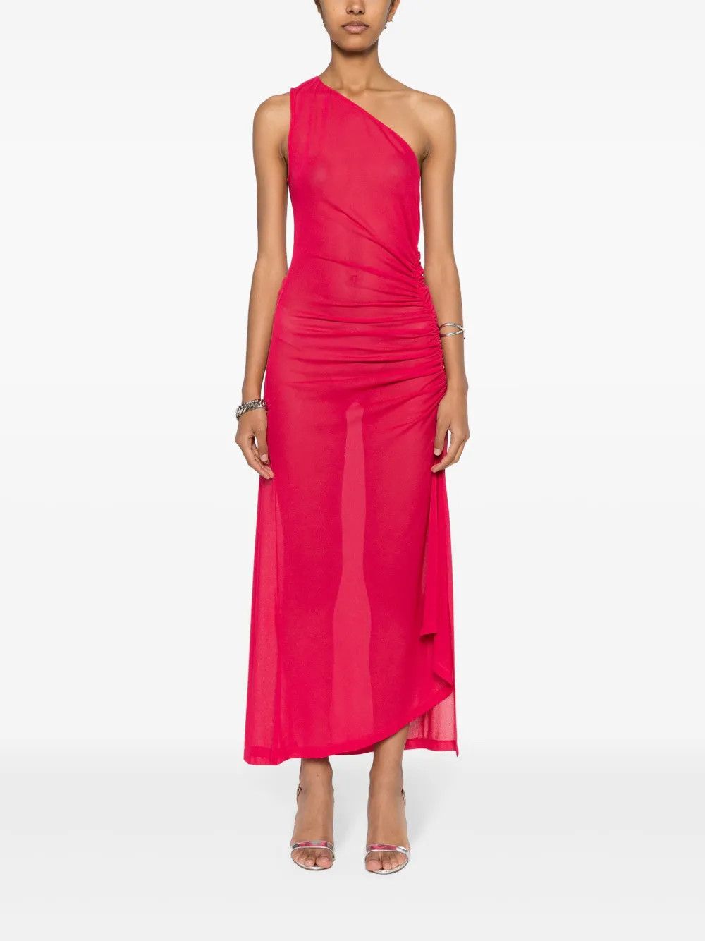 Givenchy o1srvl11e0325 One-Shulder Dress in Pink Size M / US 6-8 / IT 42-44 - 2 Thumbnail