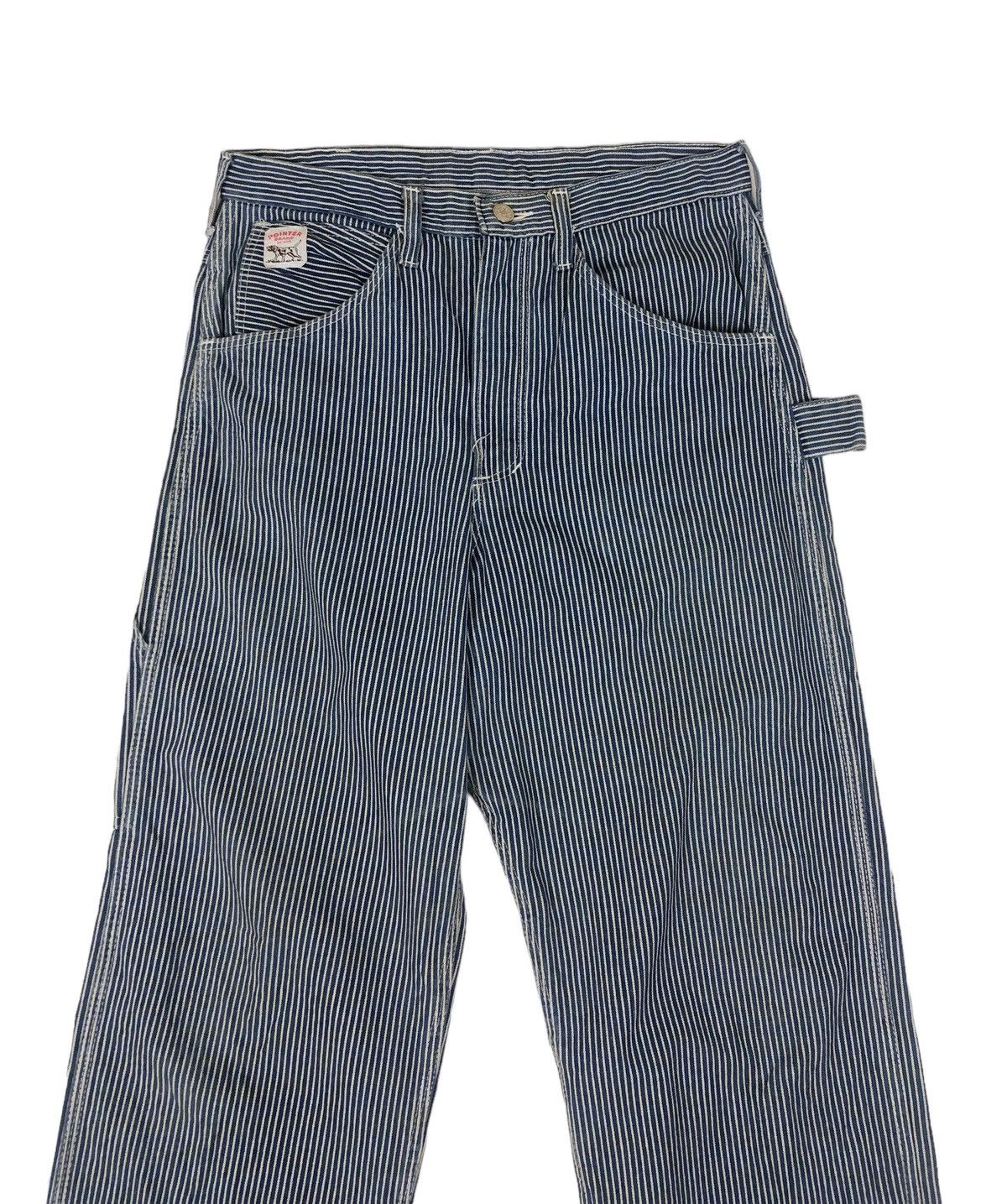 Japanese Brand × Pointer × Vintage Vintage Pointer Hickory Stripe Carpenter Pants Size US 31 - 3 Thumbnail