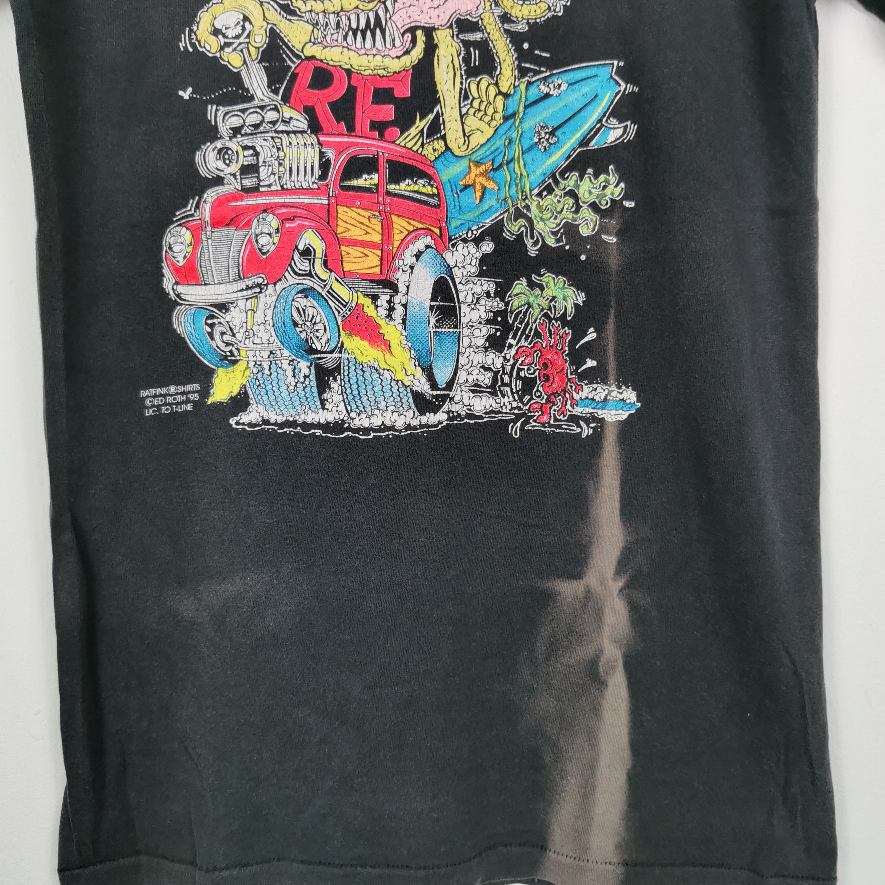 Vintage Vintage RAT FINK Surfink Safari T-Shirt Cartoon Crewneck Tee Size US S / EU 44-46 / 1 - 5 Thumbnail