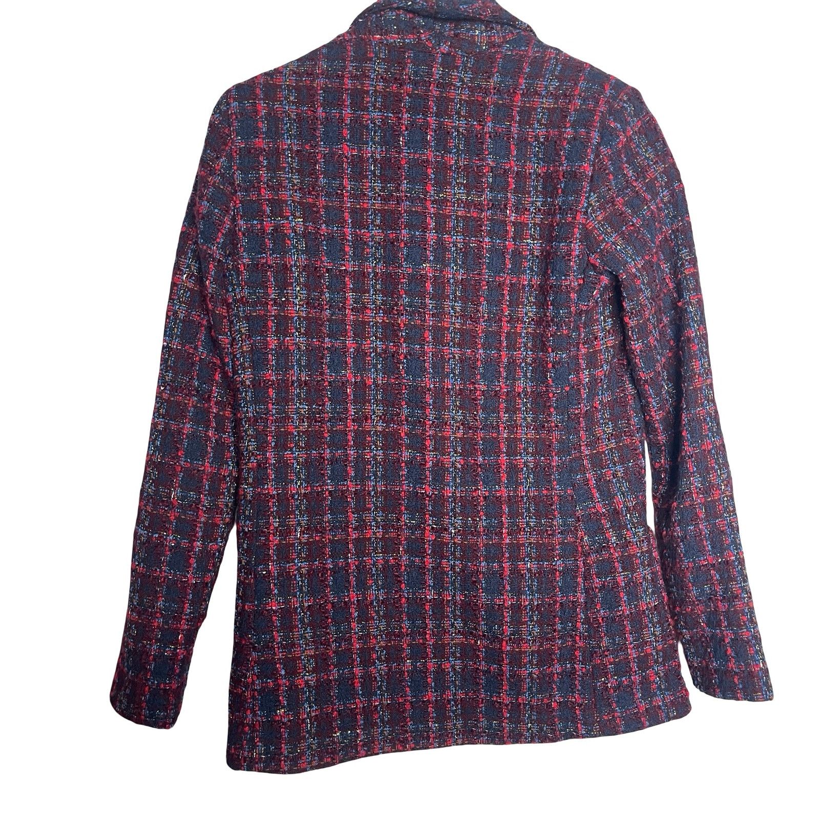 Amanda Uprichard AMANDA UPRICHARD SET Tweed Collar Blazer & mini skirt S Size 26" / US 2 / IT 38 - 4 Thumbnail
