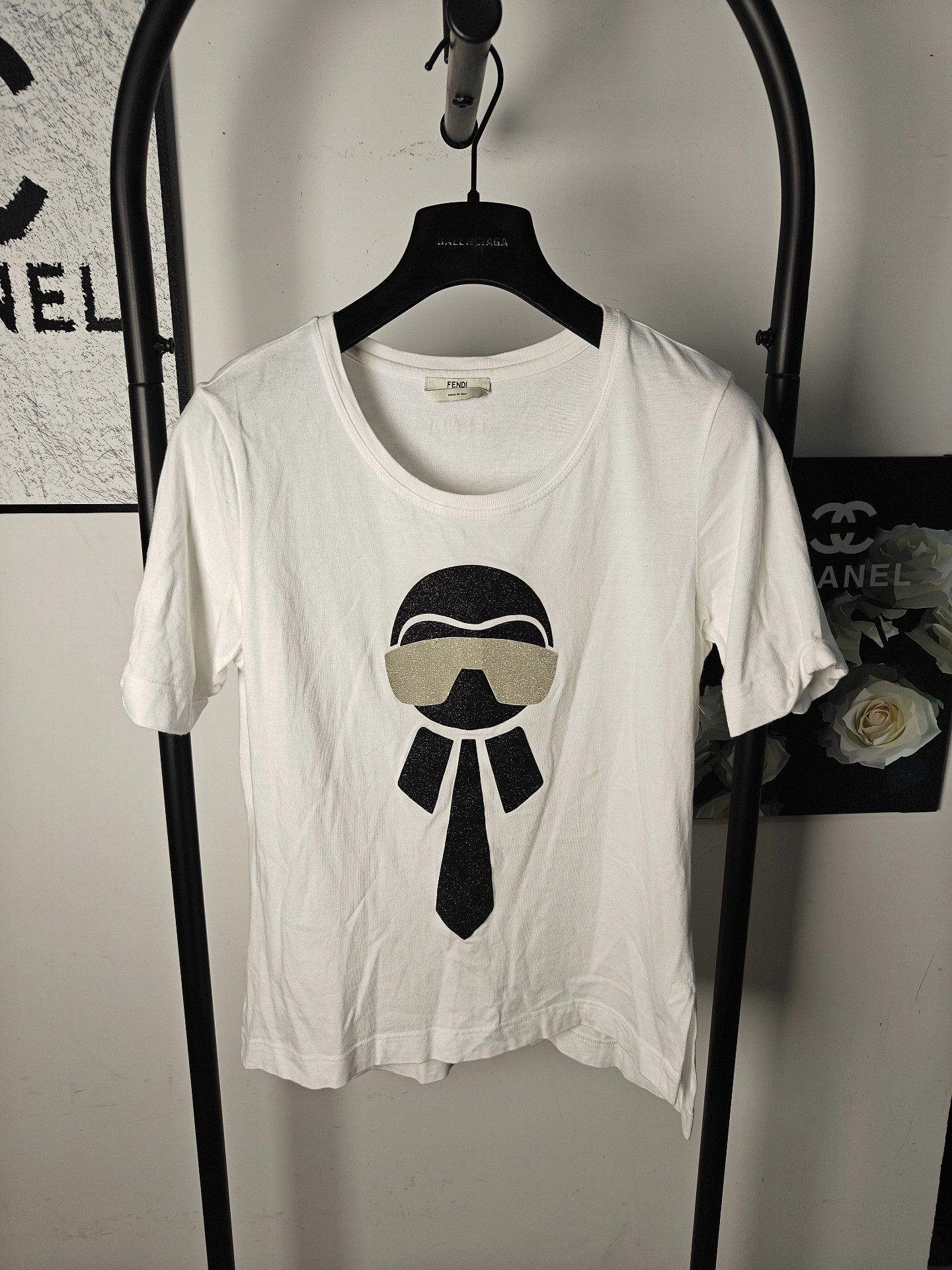 Fendi Fendi White T-Shirt m Men Size US M / EU 48-50 / 2 - 1 Thumbnail