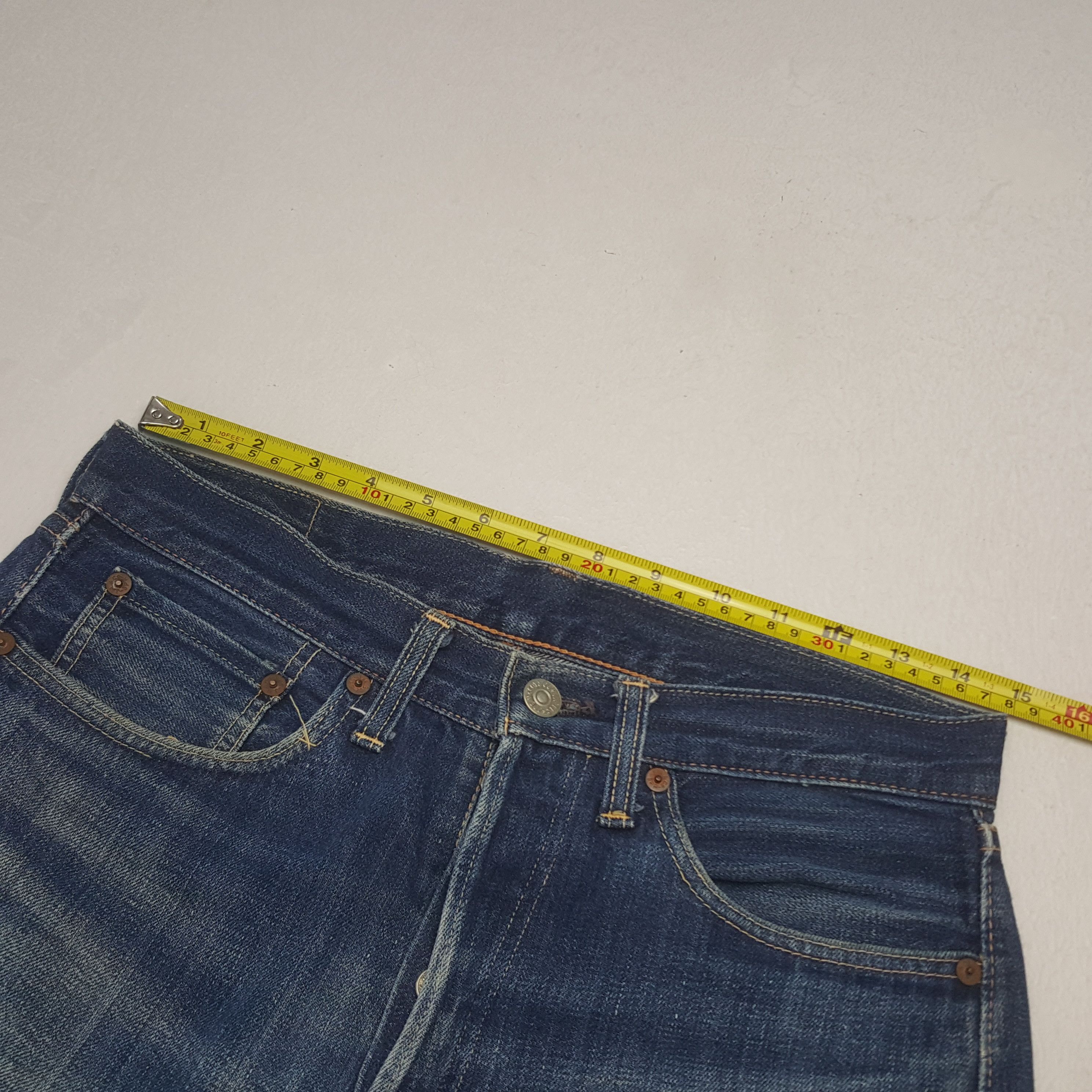 The Real McCoy's Vintage Joe McCoy The Real McCoy's Selvedge Denim Jeans RR21 Size US 29 - 9 Thumbnail