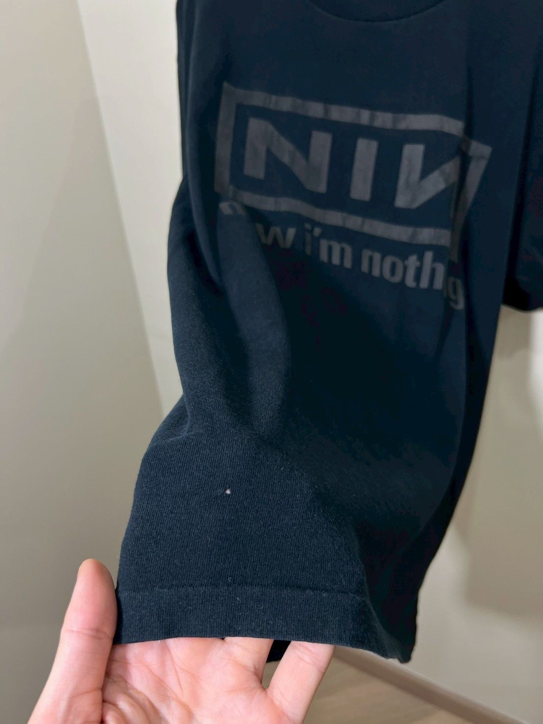 Band Tees × Vintage Vintage 1994's NIN Nine Inch Nails "Now I'm Nothing" bnz01 Size US XL / EU 56 / 4 - 10 Thumbnail
