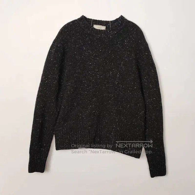 AMI AMI Black Wool Women's Pullover Sweater . Size S / US 4 / IT 40 - 1 Thumbnail