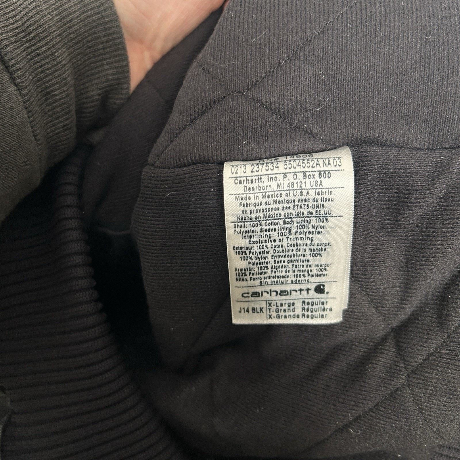 Carhartt Vintage Carhartt Quilted Santa Fe Jacket “Black” J14 BLK Size US XL / EU 56 / 4 - 8 Thumbnail