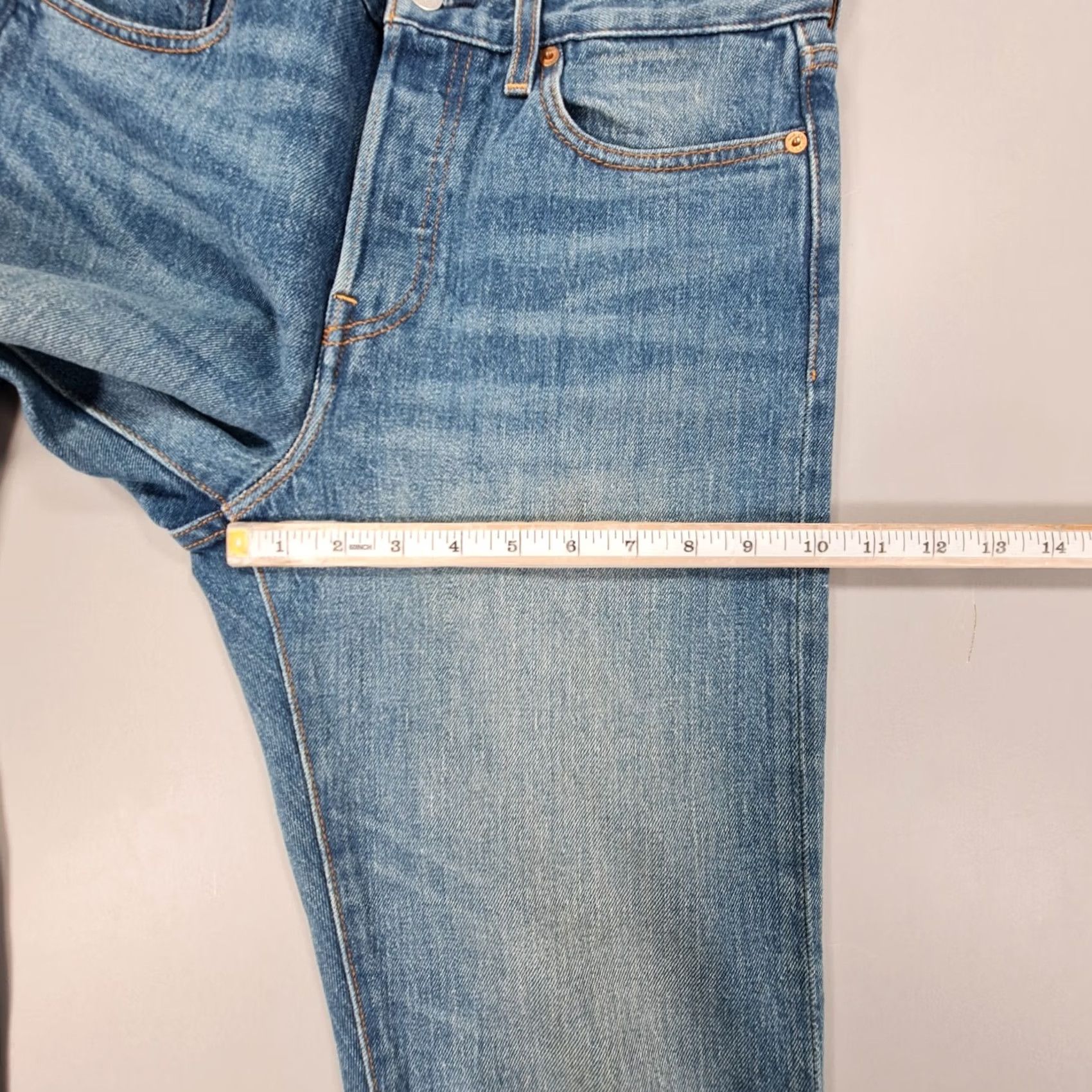 Levi's Levis Jeans Blue W28 L28 Denim Regular 5-Pocket Stretch Tapered Womens Size 28" / US 6 / IT 42 - 7 Thumbnail