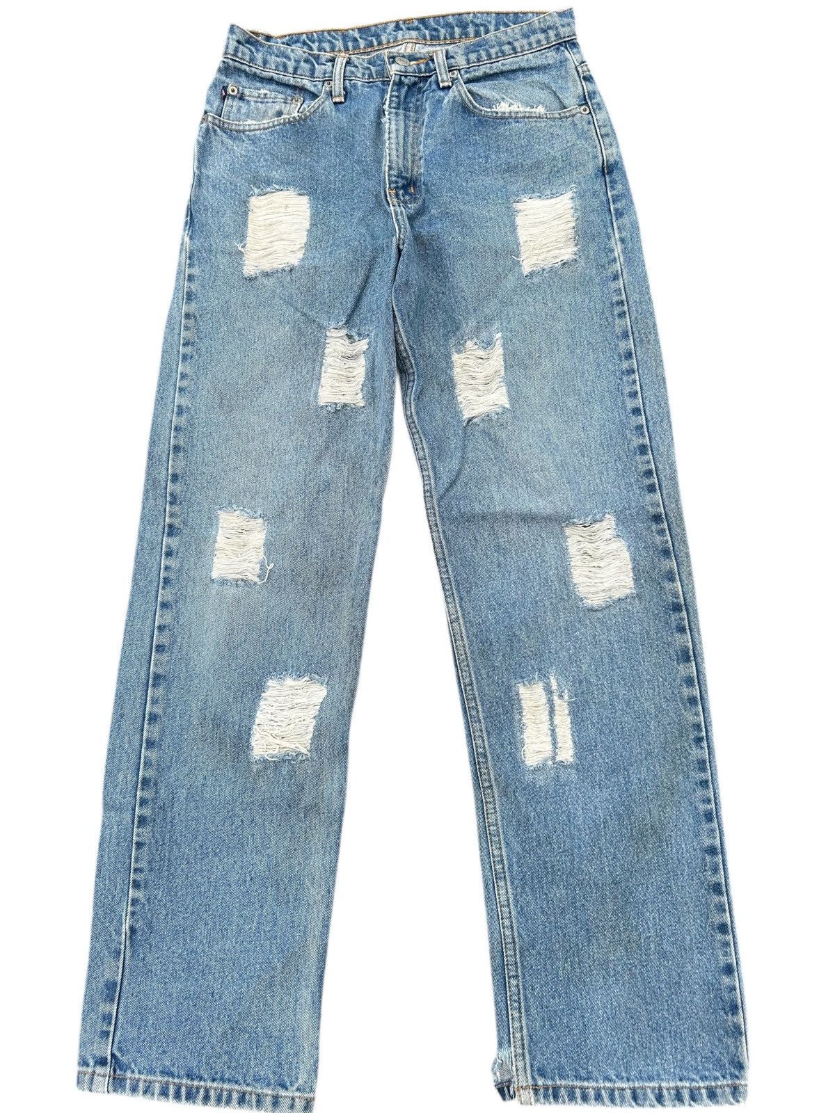 Japanese Brand × Kapital × Vintage Vintage Ralph Lauren Polo Distressed Denim Jeans Size US 29 - 1 Thumbnail