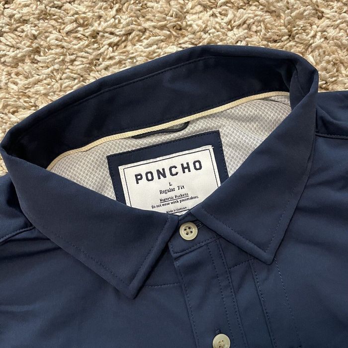Deadstock NEW Poncho Outdoors Fishing Performance Button Up Shirt