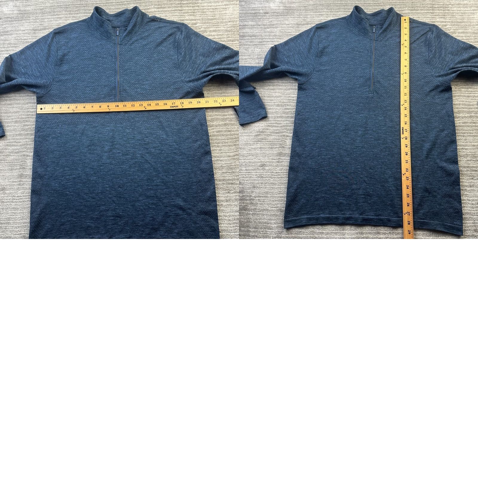 Lululemon Lululemon Sweater Mens Large Blue Half Zip Vent Tech Size US L / EU 52-54 / 3 - 8 Thumbnail