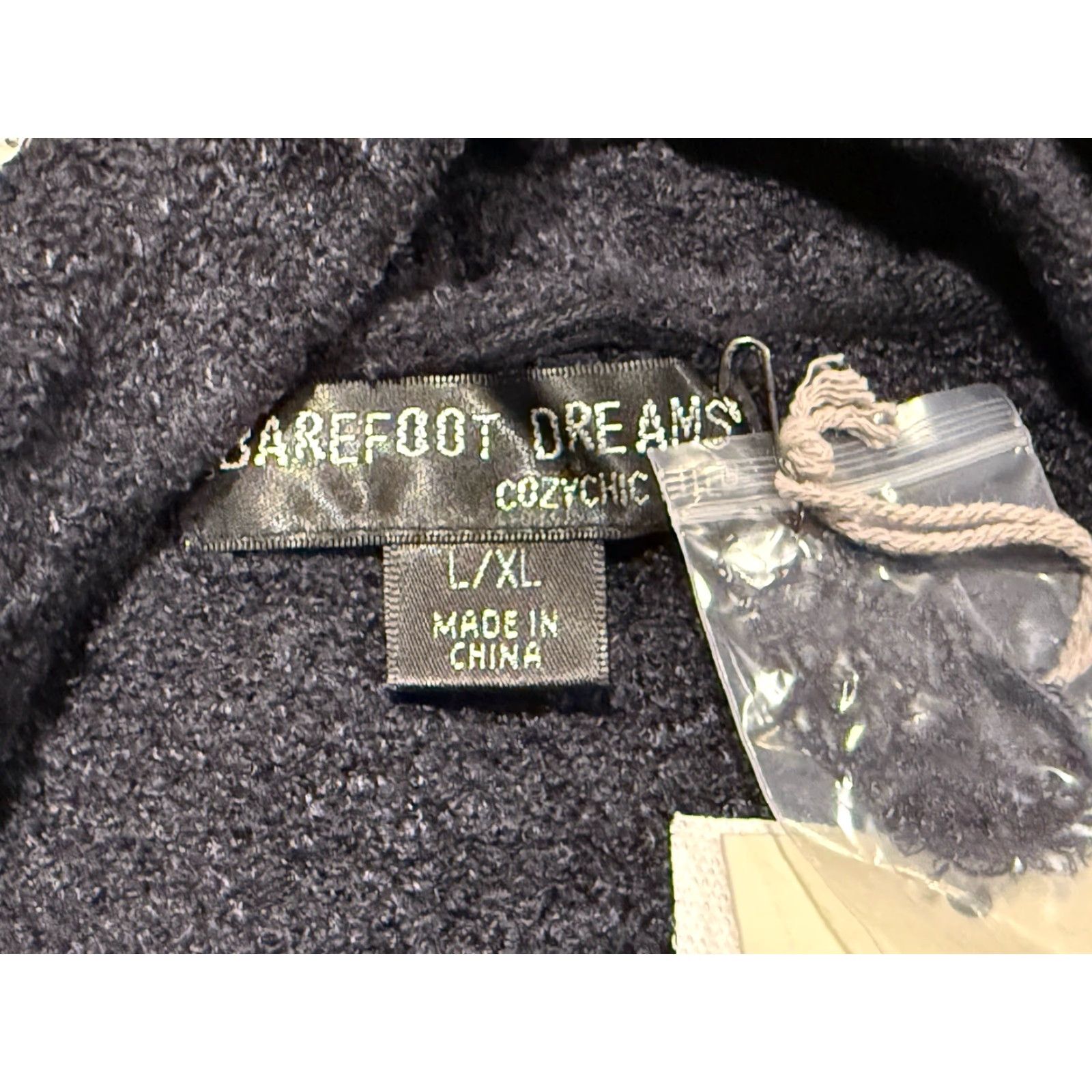 Vintage Barefoot Dreams CozyChic Lite Island Wrap Cardigan Large X-Large Size Black Size L / US 10 / IT 46 - 3 Thumbnail