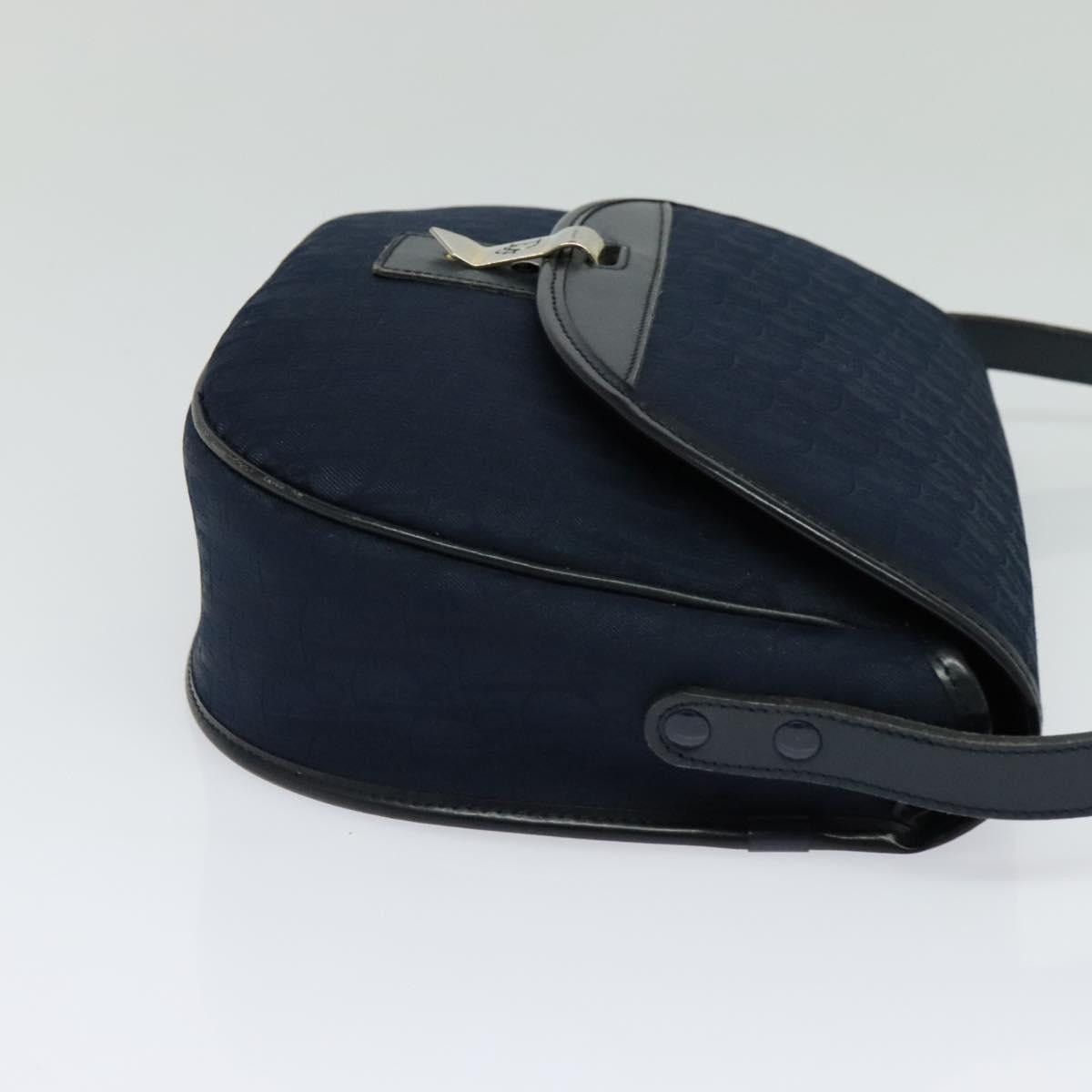 Dior DIOR Trotter Canvas Shoulder Bag Navy Gold Size ONE SIZE - 5 Thumbnail