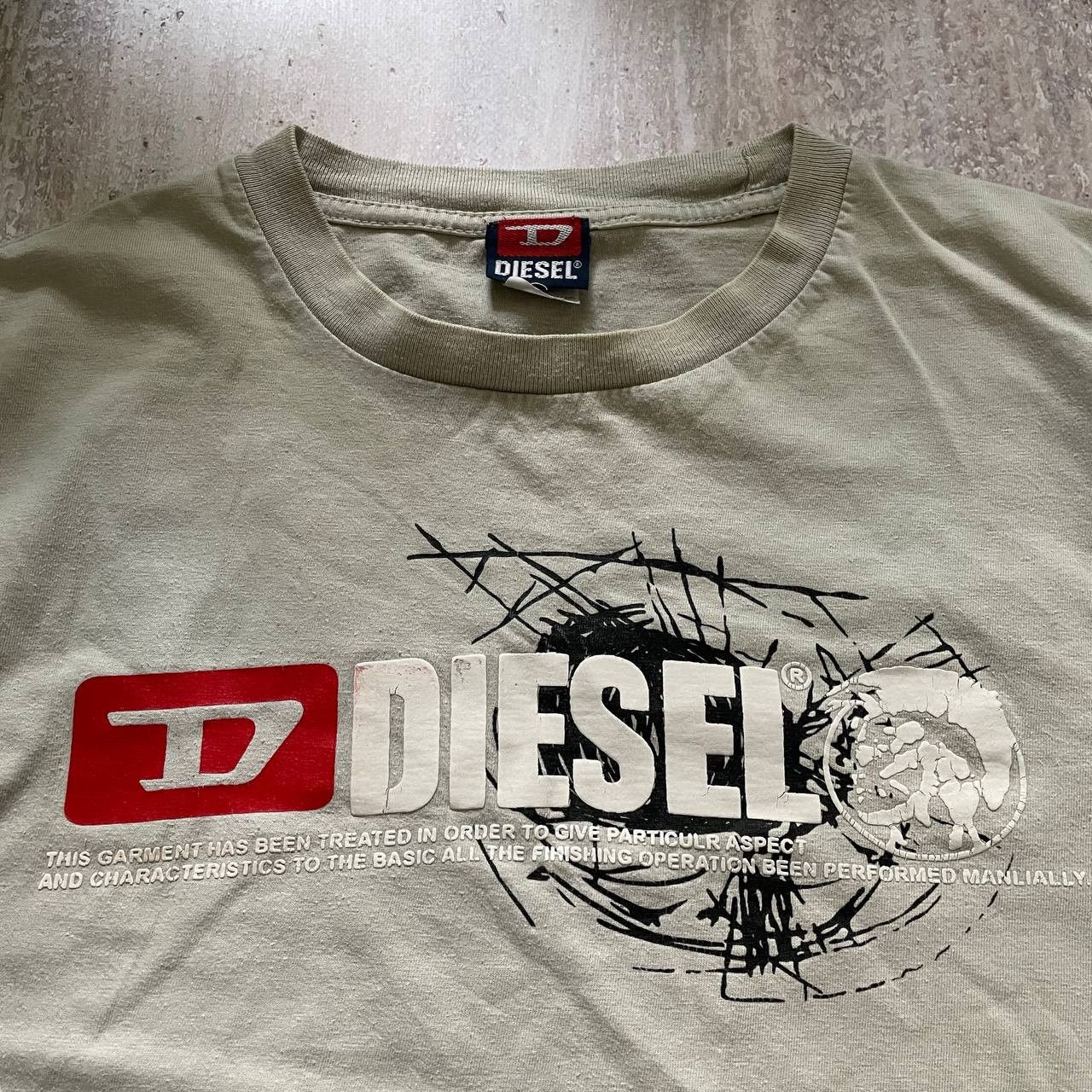 Diesel VINTAGE Y2K DIESEL JAPANESE AMAZING RARE T SHIRT 94 Size US XL / EU 56 / 4 - 4 Thumbnail