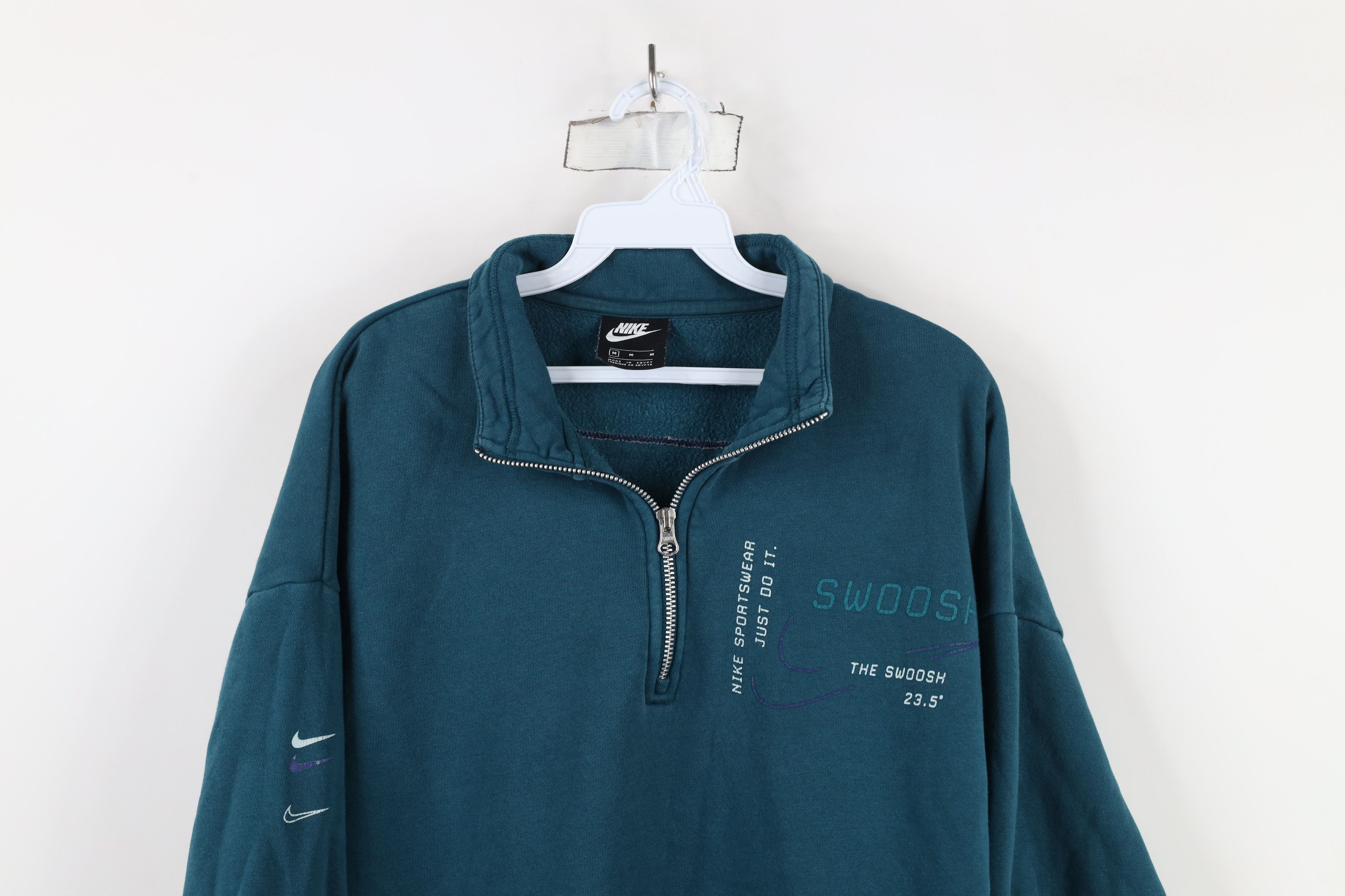 Nike × Vintage Vintage Y2K Nike Sportswear Spell French Terry Sweatshirt Size M / US 6-8 / IT 42-44 - 2 Thumbnail