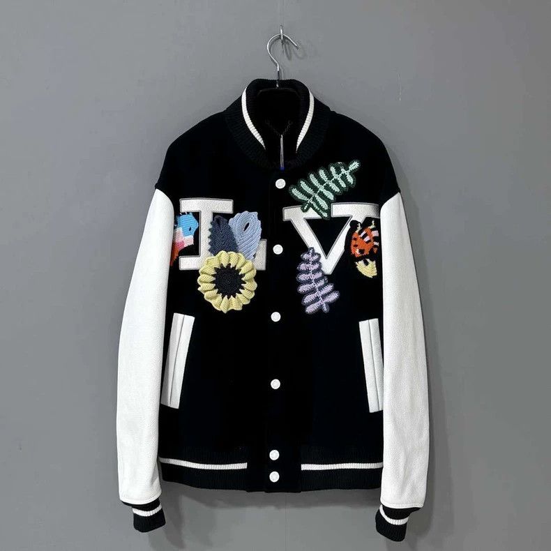 Louis Vuitton Louis Vuitton Floral monogram logo baseball jacket Size US M / EU 48-50 / 2 - 1 Thumbnail