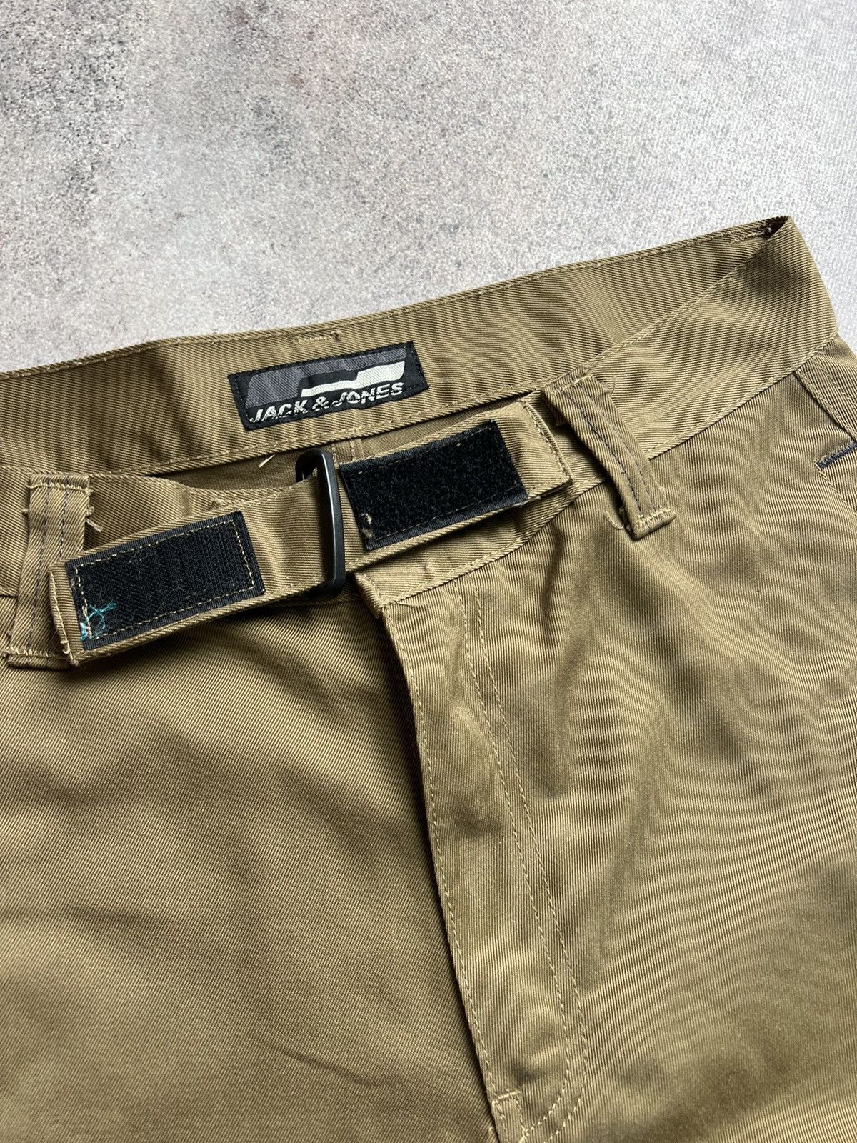 Jack & Jones × Japanese Brand × Vintage Jack & Jones vintage belted work pants Size US 32 / EU 48 - 6 Thumbnail