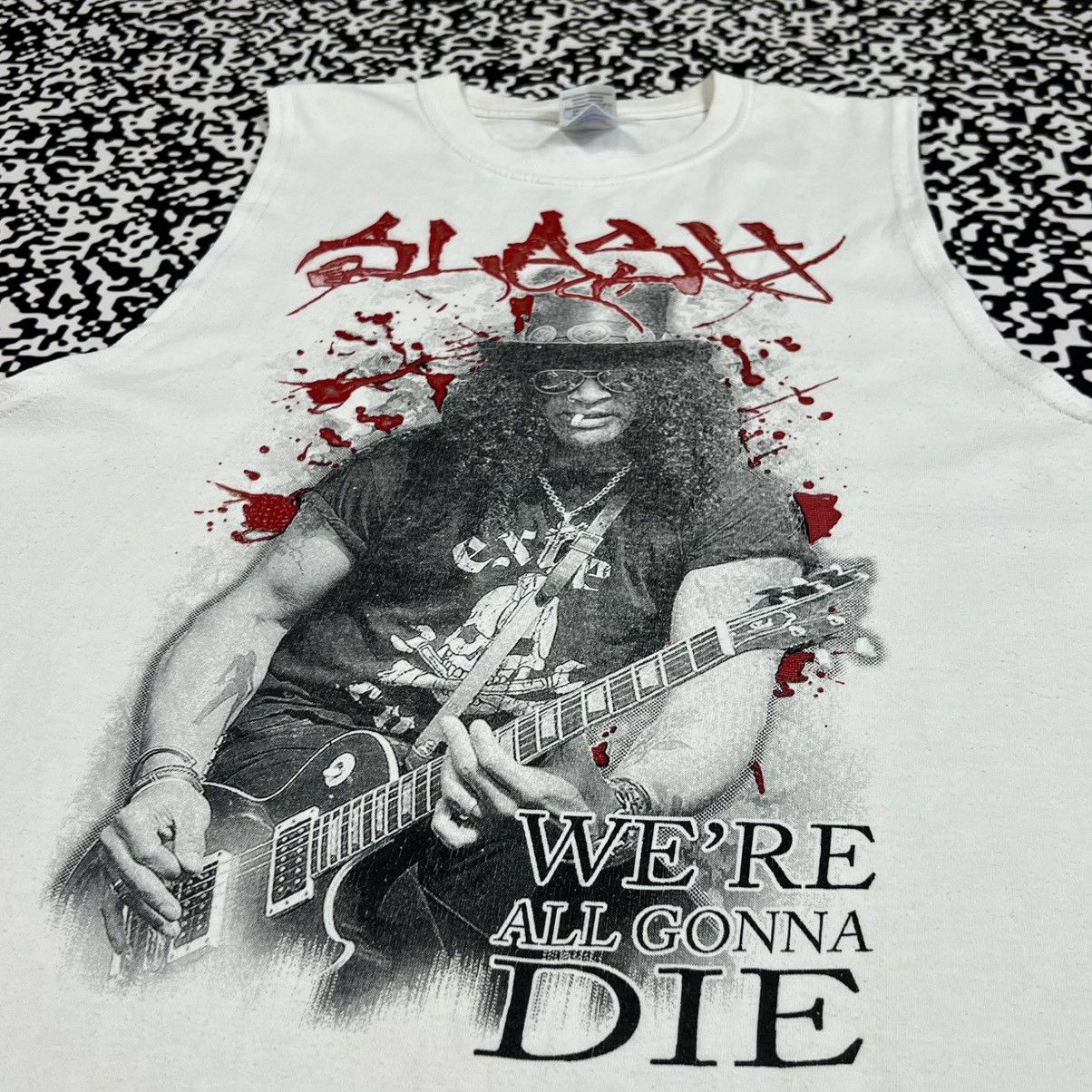 Band Tees Vintage Y2K Slash All Gonna Die Band Rock Guns Roses T-shirt Size US M / EU 48-50 / 2 - 6 Thumbnail