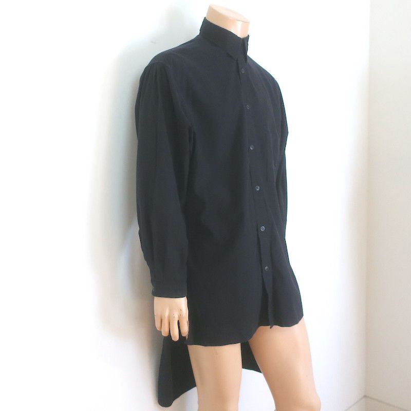 Yohji Yamamoto Yohji Yamamoto Pour Homme Long Staff Shirt Black Size 3 Size US L / EU 52-54 / 3 - 6 Thumbnail