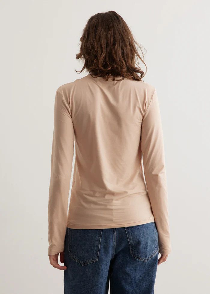 Y/Project Beige Second Skin Long Sleeve Top Size S / US 4 / IT 40 - 6 Thumbnail