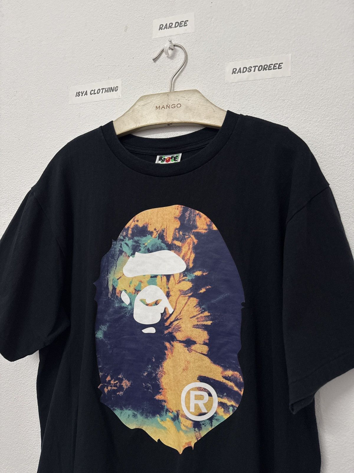 Bape A Bathing Ape Mirror Tidye Big Head Tee Size US L / EU 52-54 / 3 - 3 Thumbnail