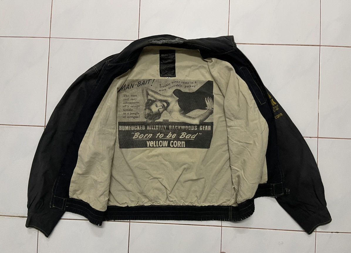 Vintage × YELLOW CORN 2000s YELLOW CORN HAMSTEAK SUN FADED DISTRESSED JACKET RARE Size US M / EU 48-50 / 2 - 13 Thumbnail