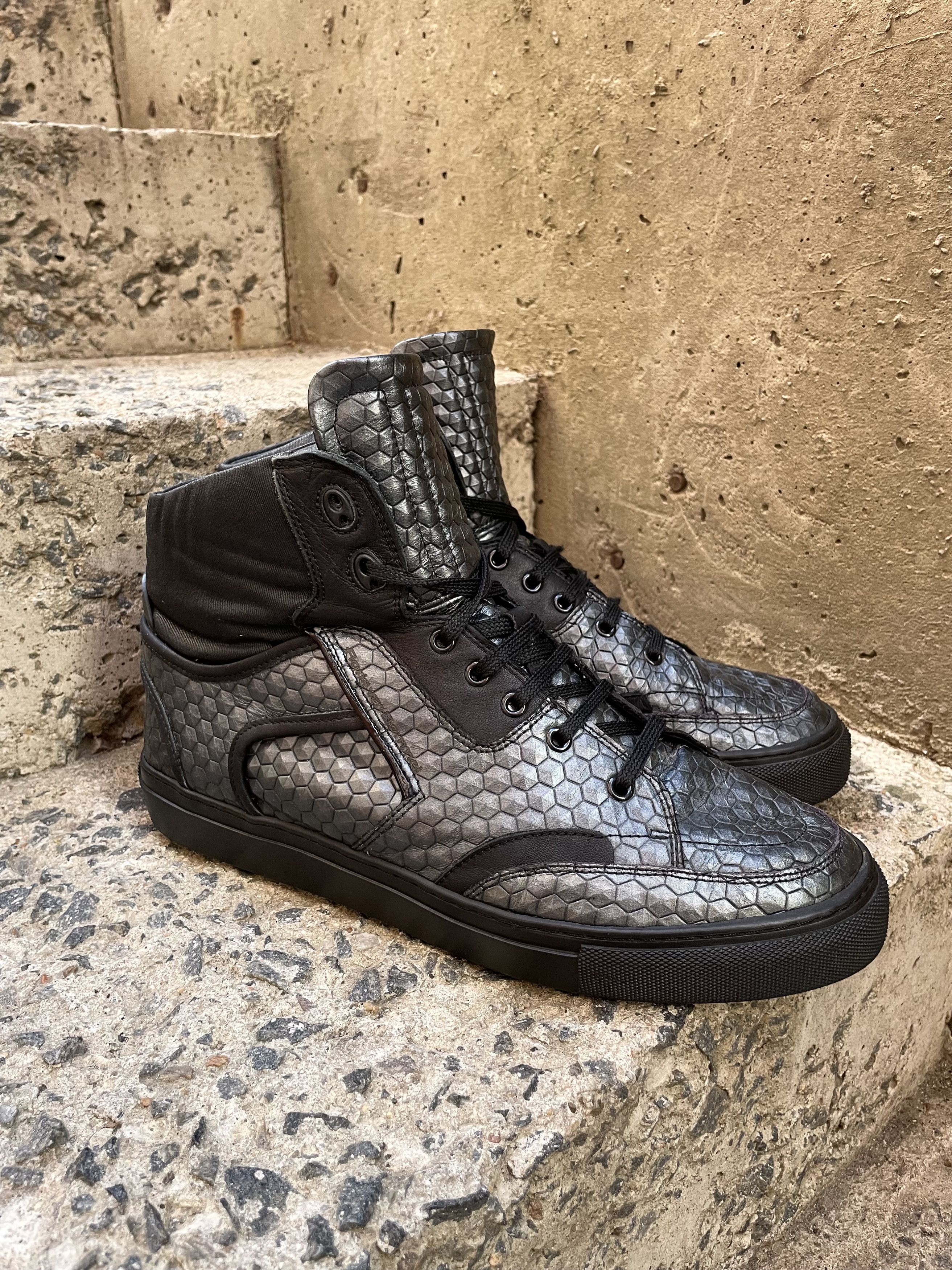 Floris van Bommel Rare Floris van Bommel hi-top sneakers hype Size US 10.5 / EU 43-44 - 3 Thumbnail