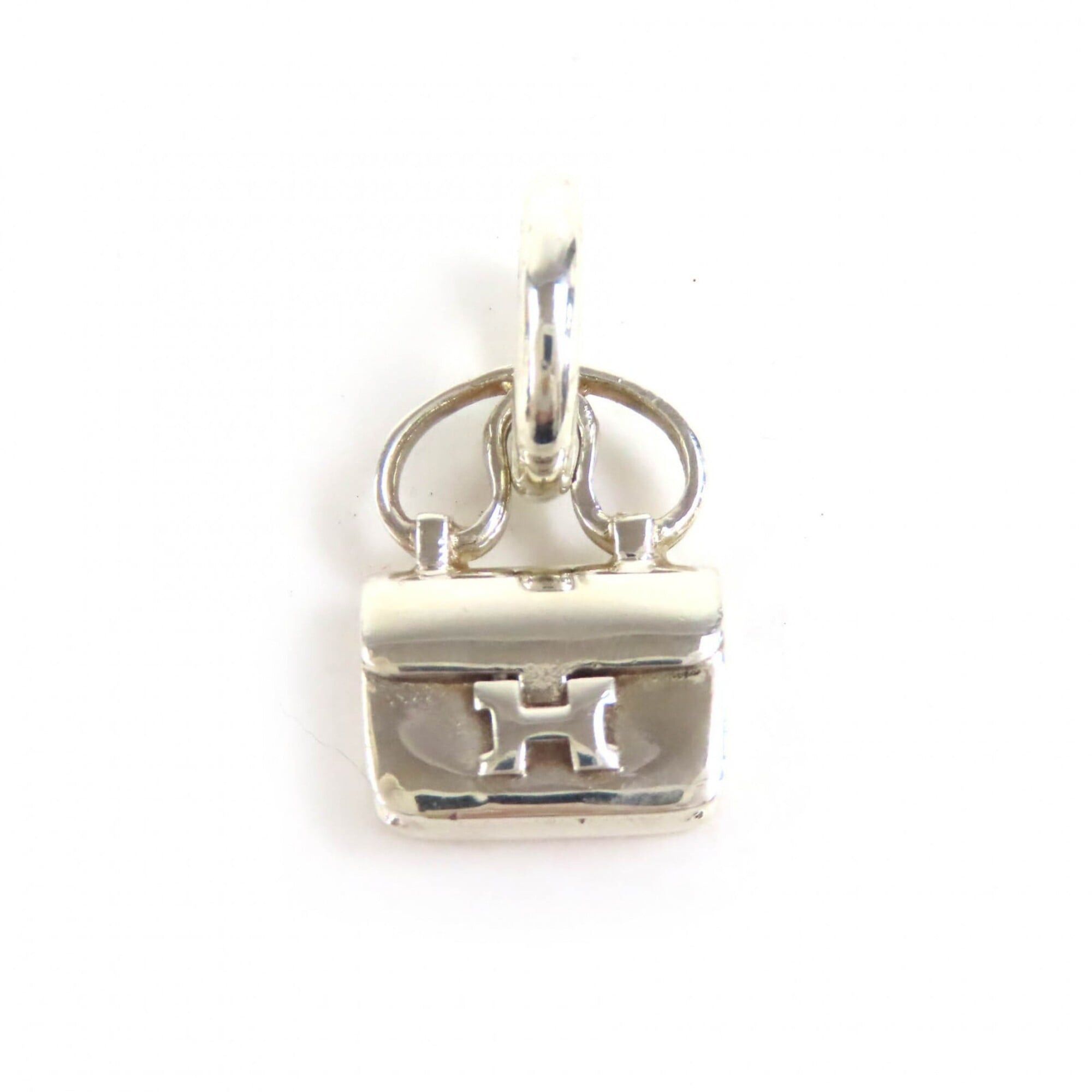 Hermes HERMES Amulette Constance AG925 Bag Motif Pendant Top, Silver, Weight 6.6g, Women's, Highly Recommended ◎ Size ONE SIZE - 1 Thumbnail