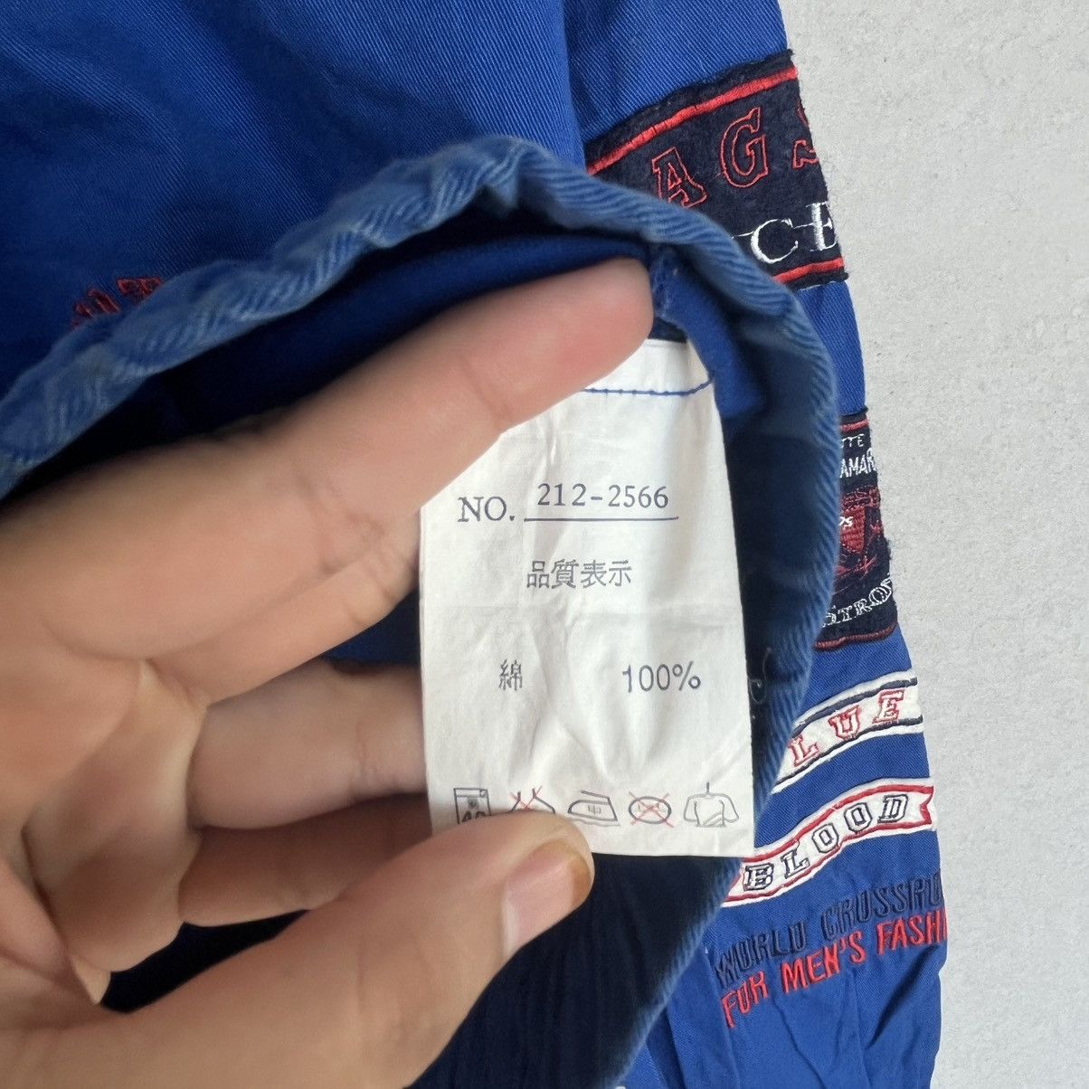 Other Vintage 90s Equatorial Island Zip Up Jacket Blue Colour Size US L / EU 52-54 / 3 - 9 Thumbnail