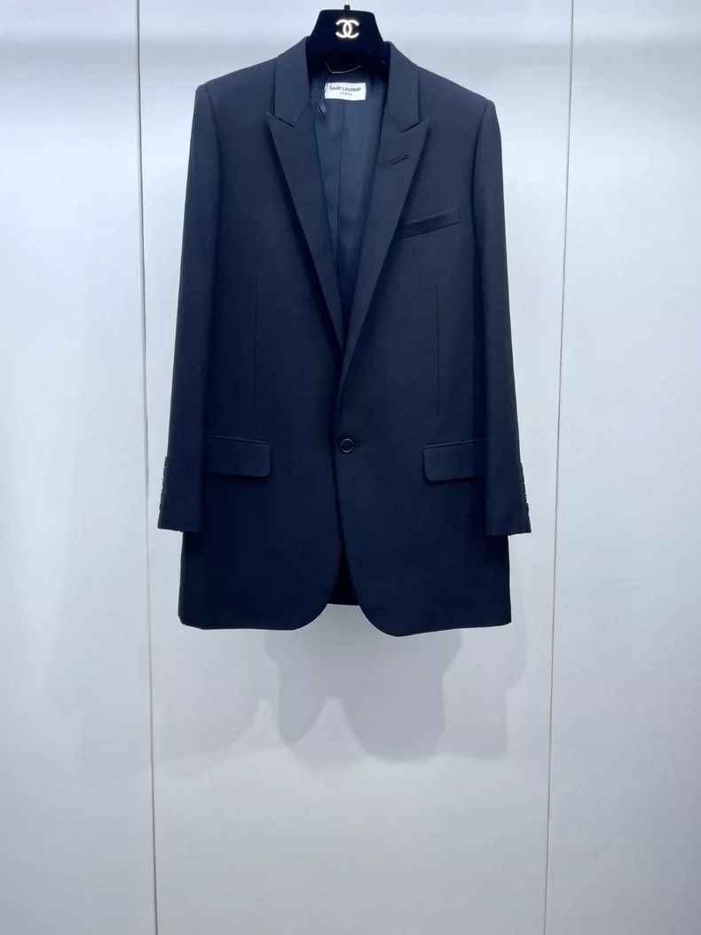 Saint Laurent Paris Saint Laurent ParisBlack classic blazer jacket 2504-Nextar Size US XXS / EU 40 - 1 Thumbnail
