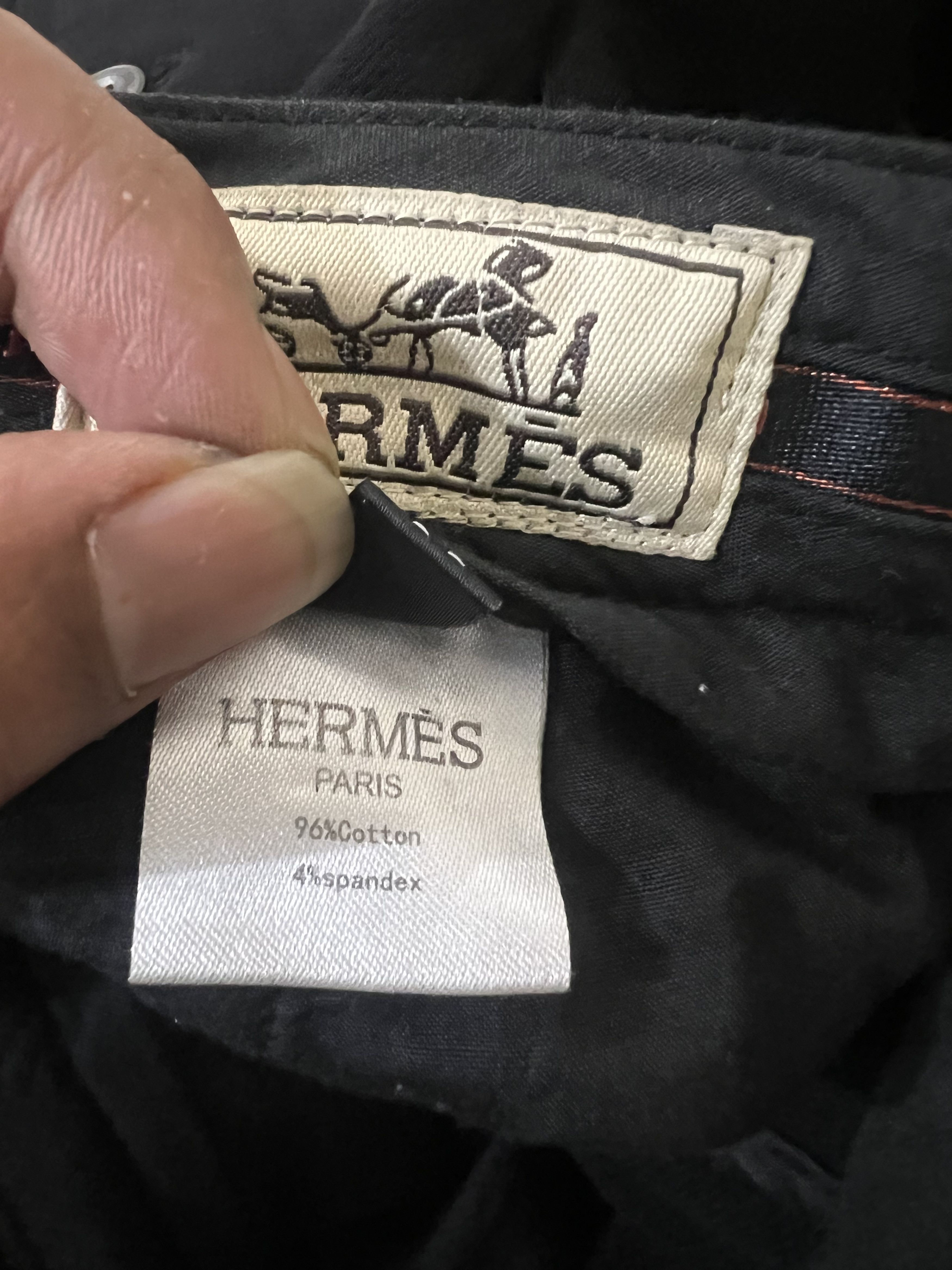 Japanese Brand 2000s Hermes Cashmere Wool Trousers Pants Size US 39 - 11 Thumbnail
