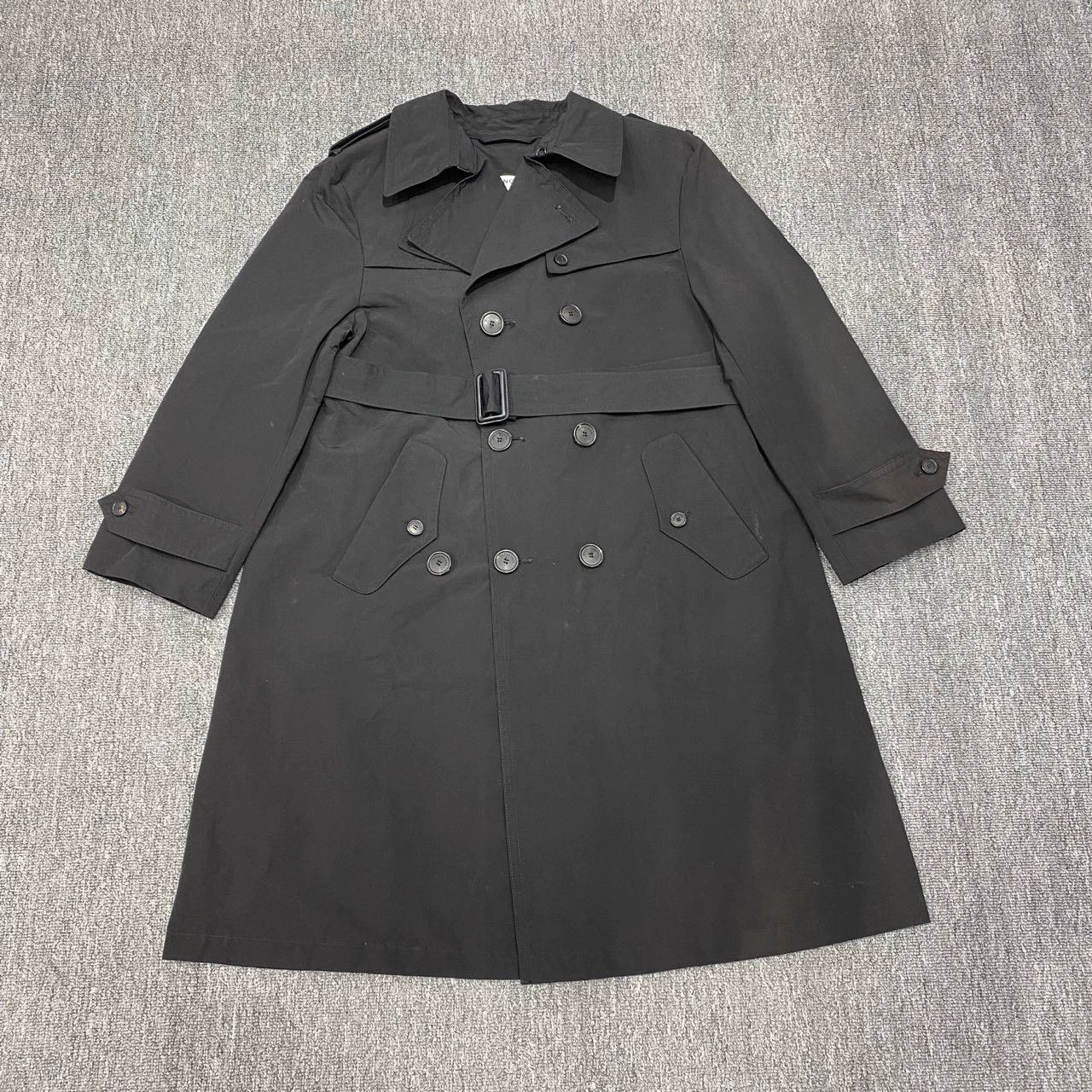 Balenciaga balenciaga black trench coat size 36 Size S / US 4 / IT 40 - 1 Thumbnail