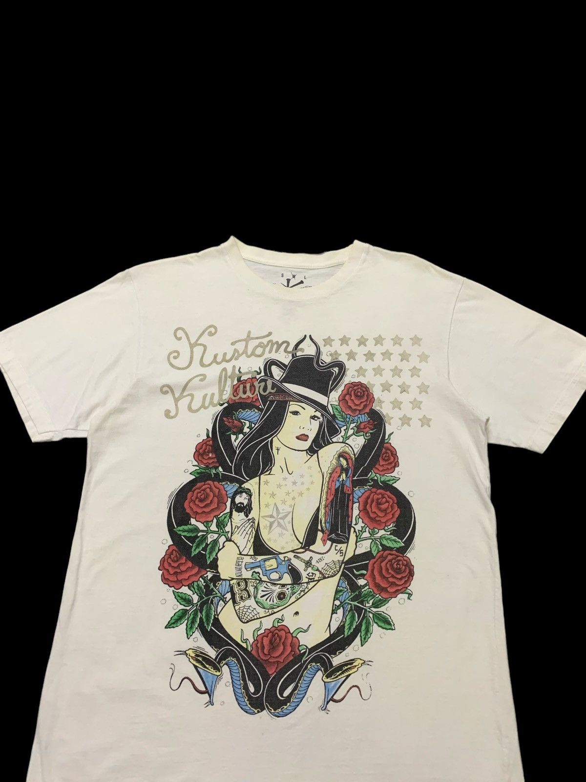 Hysteric Glamour × Japanese Brand Kustom kulture Japan Rabel Tattoo Sexy Bitch Tshirt Size US M / EU 48-50 / 2 - 4 Thumbnail