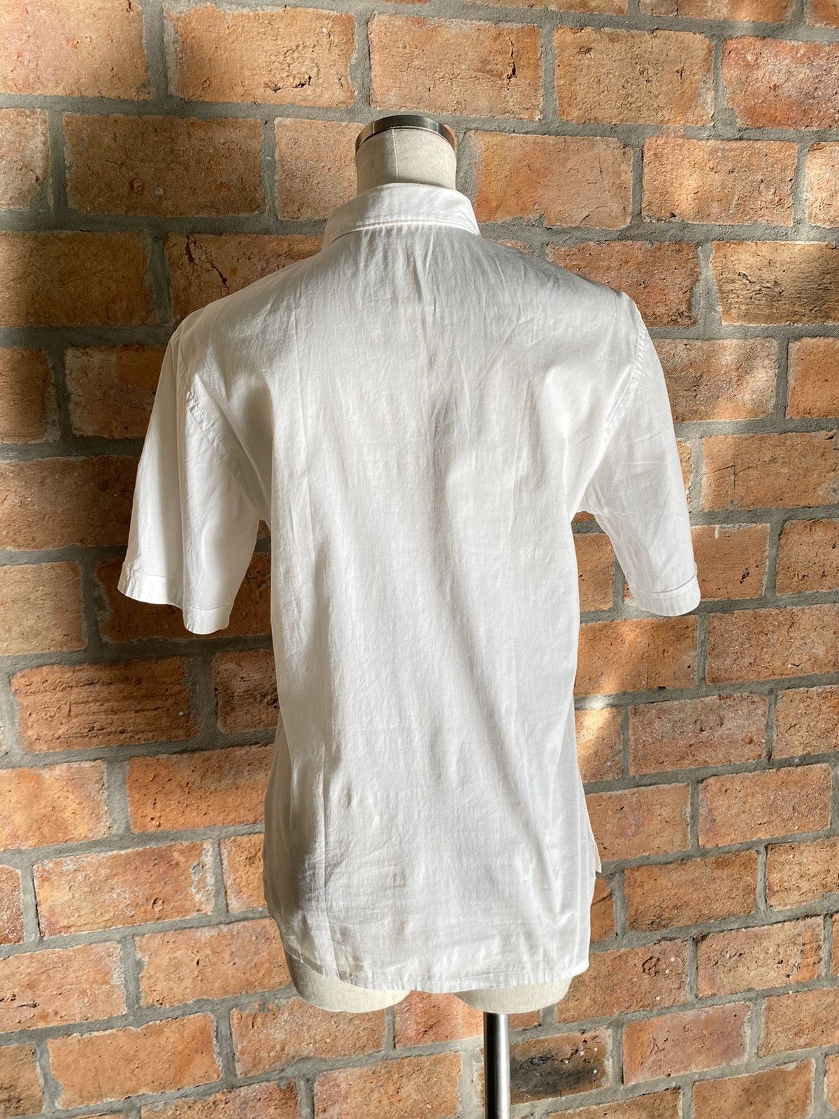 Zucca ZUCCA White Short-Sleeve Shirt Size US M / EU 48-50 / 2 - 15 Thumbnail