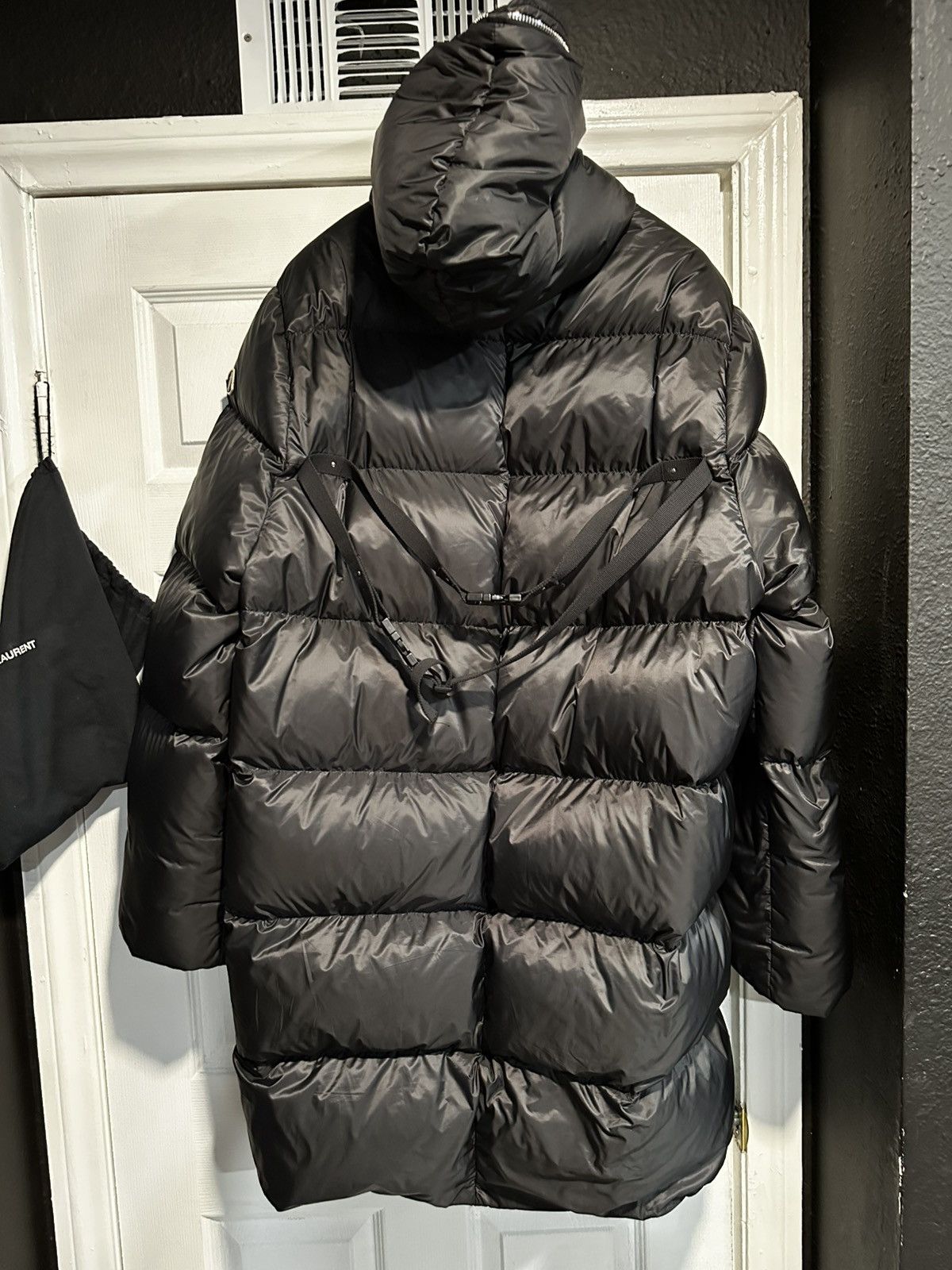 Moncler × Rick Owens MONCLER + RICK OWENS BLACK DOWN COAT Size US M / EU 48-50 / 2 - 3 Thumbnail
