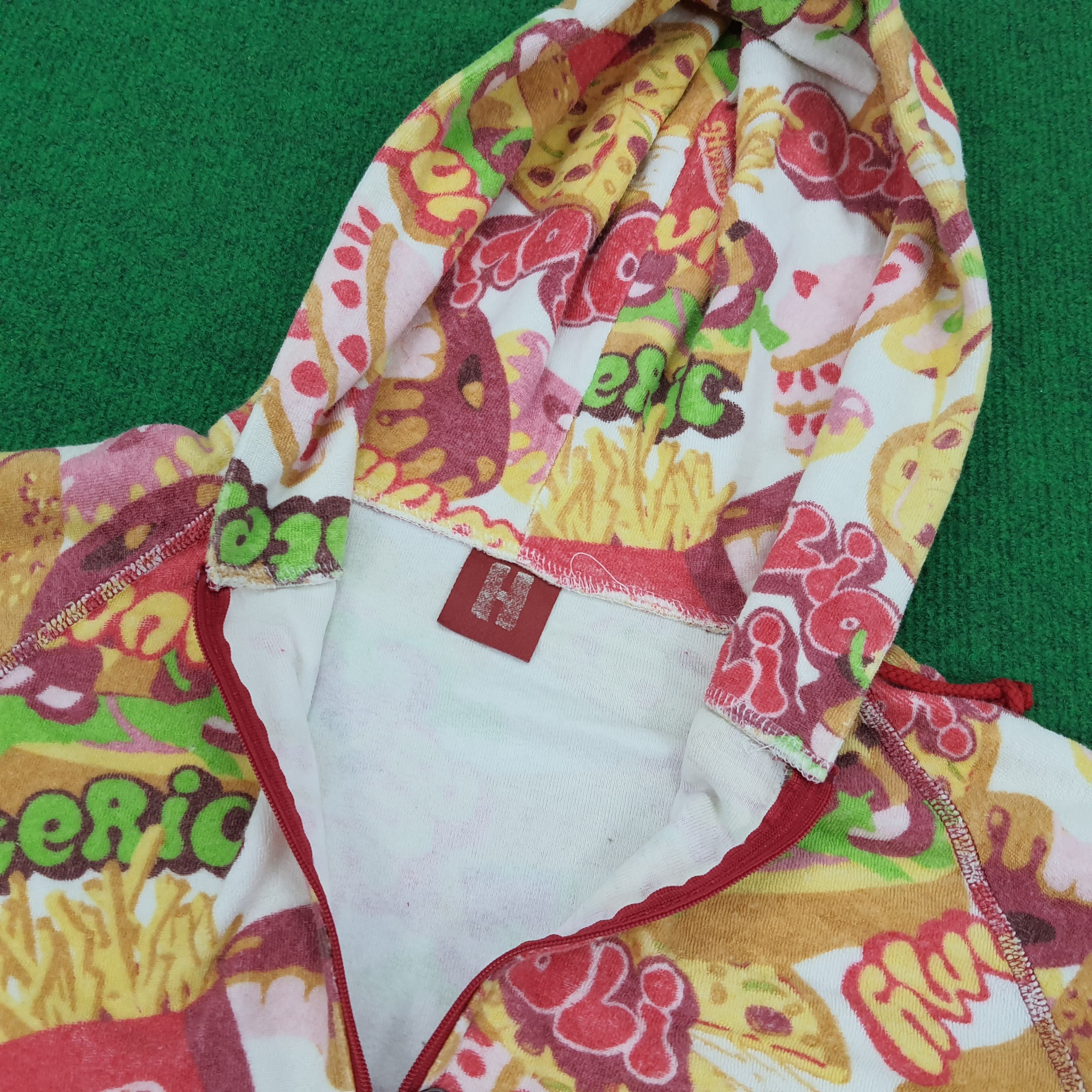 Hysteric Glamour × Japanese Brand Vintage Hysteric Glamour Junk Food Burger Hoodies Size XS / US 0-2 / IT 36-38 - 4 Thumbnail