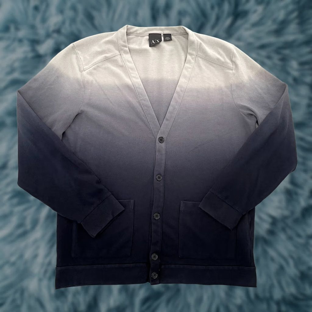 Armani Exchange Armani Exchange Sweater Cardigan Adult Large Purple Button Long Sleeve Mens L Size US L / EU 52-54 / 3 - 1 Thumbnail