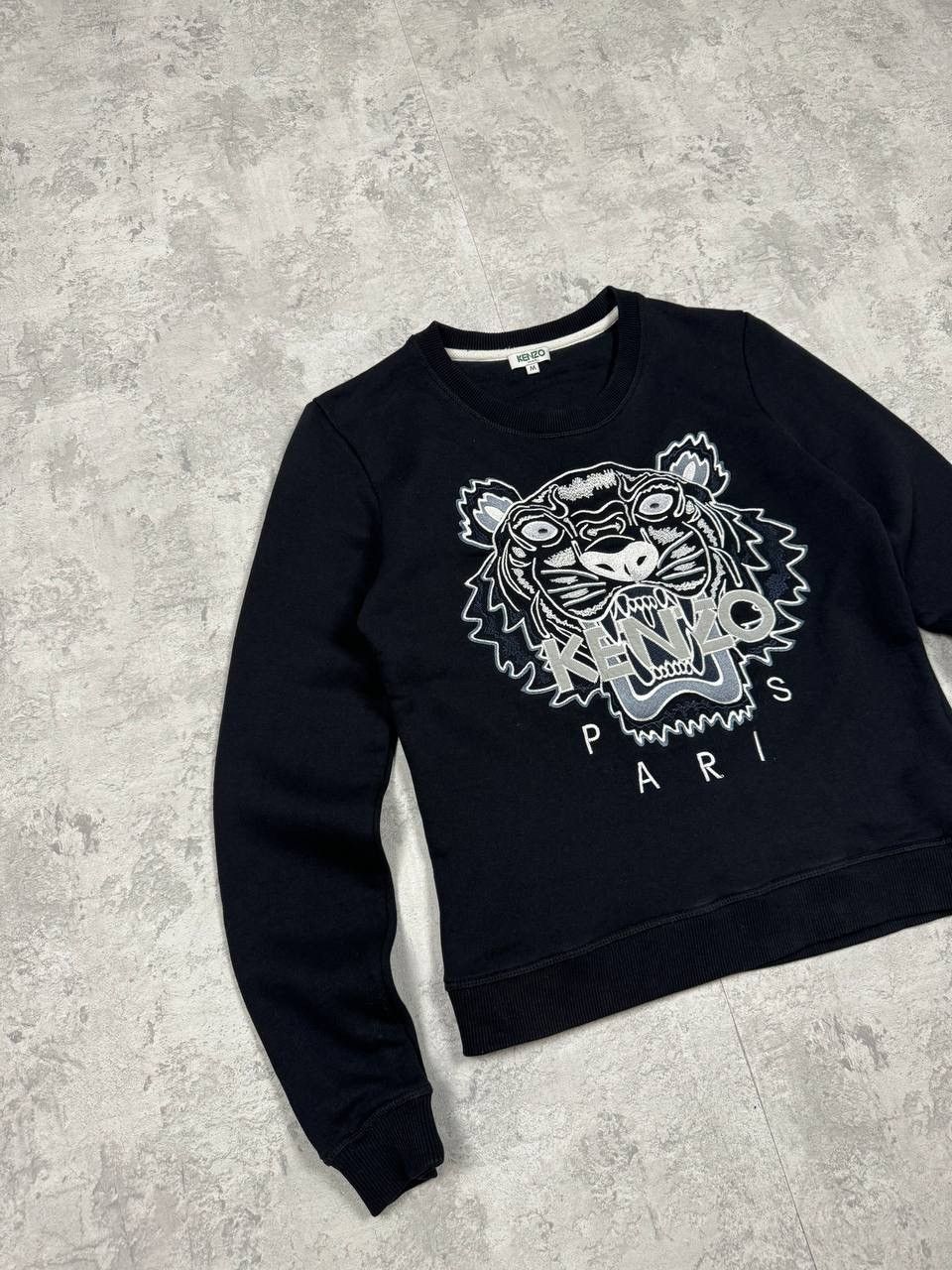Kenzo Kenzo Paris Women's Black Sweatshirt Tiger Logo Size M Size M / US 6-8 / IT 42-44 - 2 Thumbnail