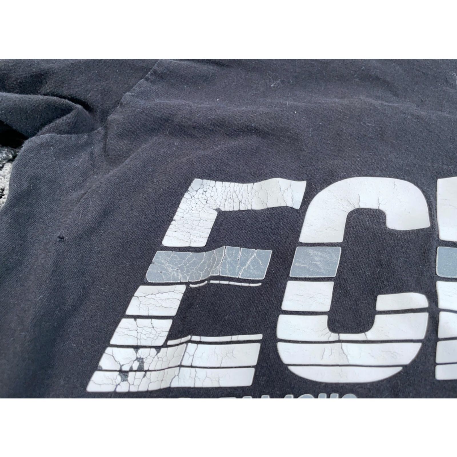 Ecko Unltd. Ecko Unltd Distressed Big Print T-Shirt Adult 2XB Black American Flag Streetwear Size US XXL / EU 58 / 5 - 7 Thumbnail