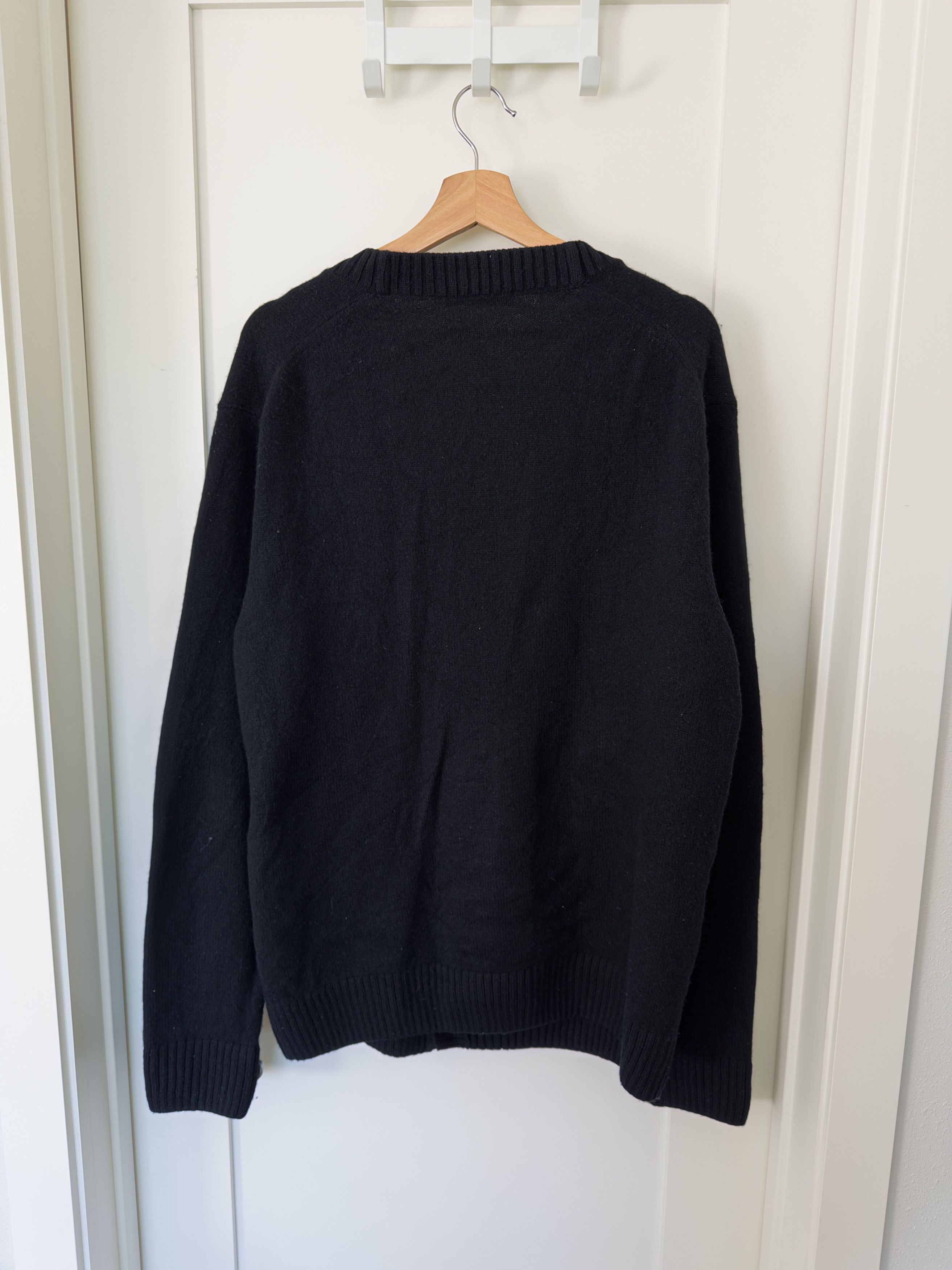 Maison Kitsune Maison Kitsuné Black Fox Cardigan Size US XXL / EU 58 / 5 - 2 Thumbnail