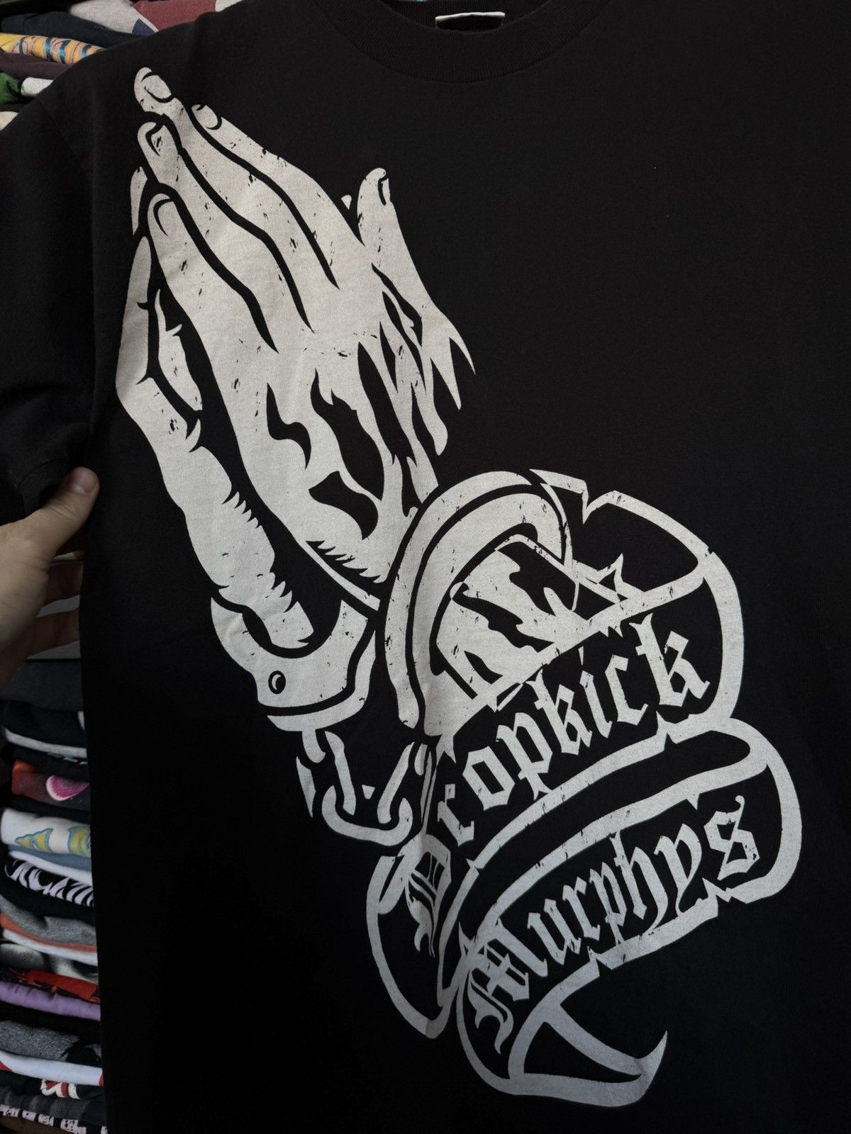 Vintage Vintage dropkick murphys big logo tee USA size L Size US L / EU 52-54 / 3 - 2 Thumbnail