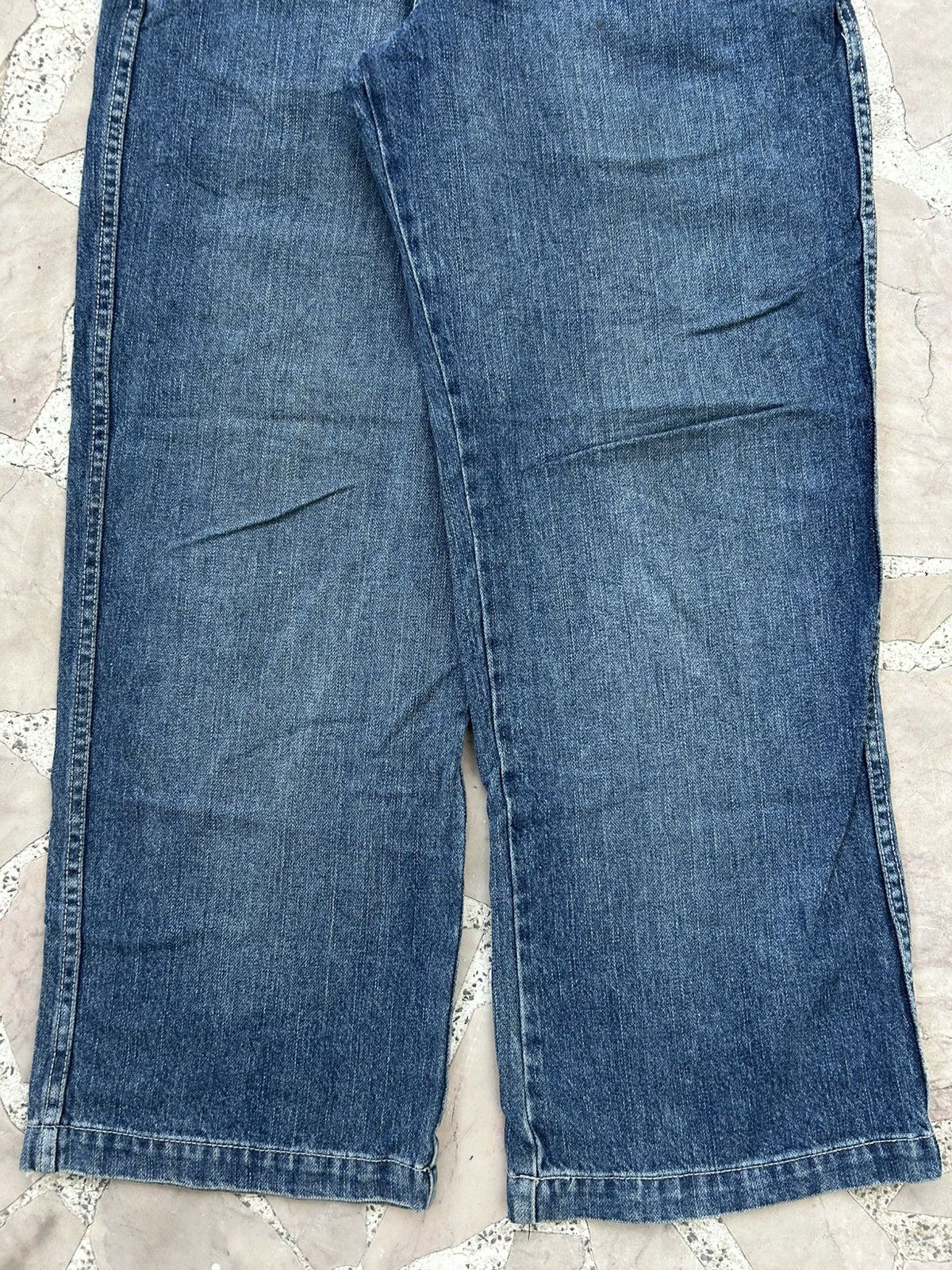 JNCO Jnco Tribal Vintage Spider Wide Leg Denim Blue Size US 30 / EU 46 - 8 Thumbnail
