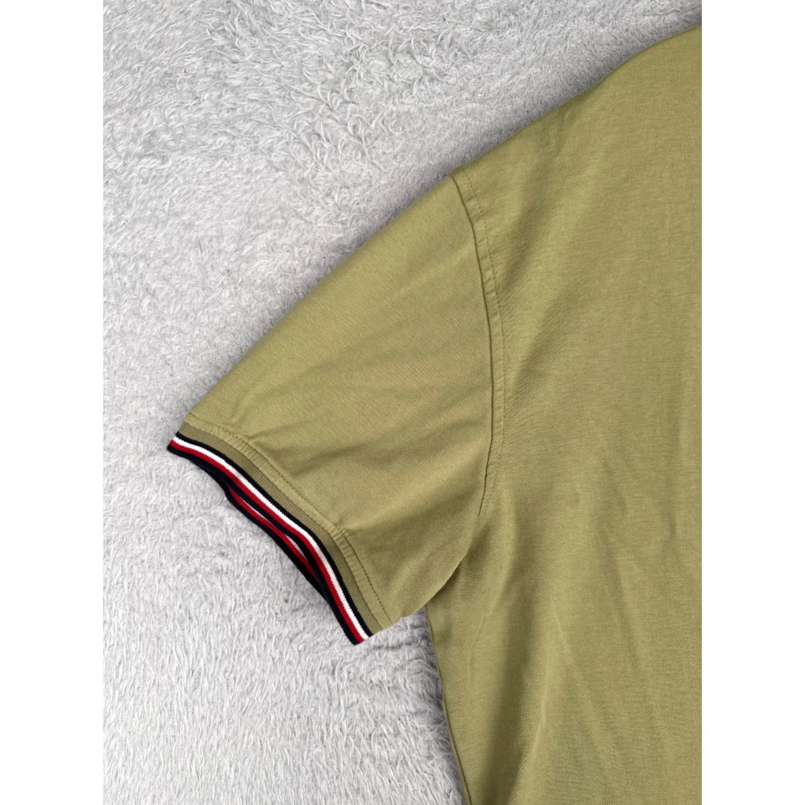 Tommy Hilfiger VINTAGE Tommy Hilfiger Polo Shirt Men XL Green 100% Cotton Short Sleeve Slim Fit Logo Embroidered 3-Button Polo Men’s Shirt Size US XL / EU 56 / 4 - 3 Thumbnail
