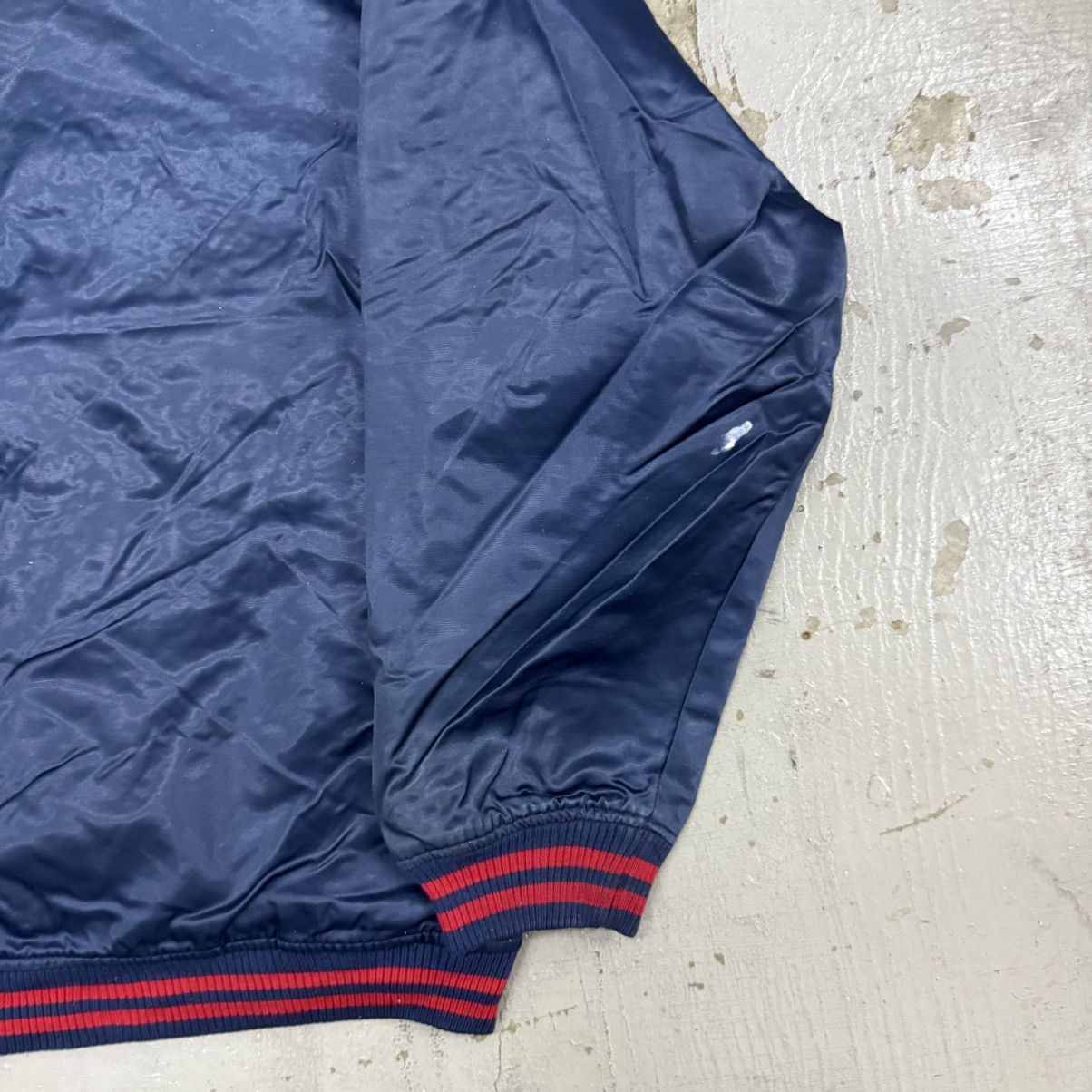 MLB Vintage Cleveland Indians MLB Size L Satin Nylon Jacket Size US L / EU 52-54 / 3 - 8 Thumbnail