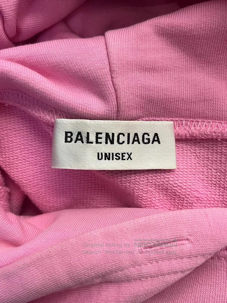 Balenciaga Balenciaga Letter Embroidered Pink Hooded Sweatshirt Size US M / EU 48-50 / 2 - 3 Thumbnail