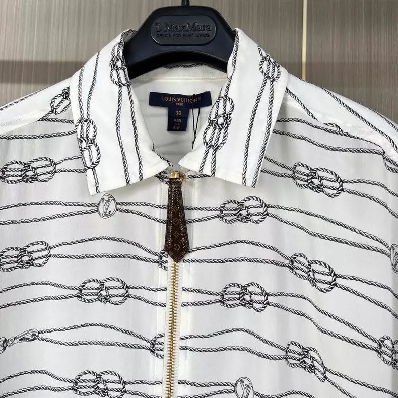 Louis Vuitton Louis Vuitton Louis Vuitton Silk Zip Shirt Jacket-2506 Size US M / EU 48-50 / 2 - 6 Thumbnail