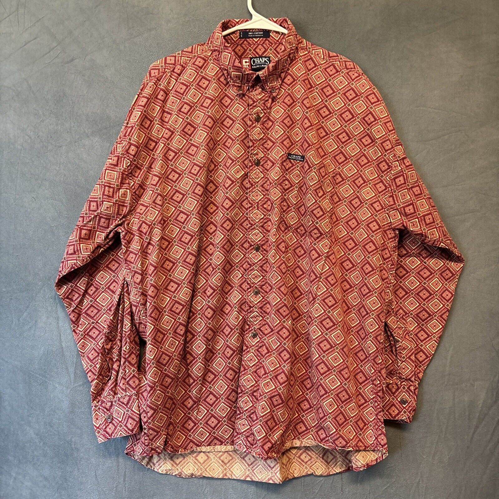 Chaps Ralph Lauren Vintage Chaps Ralph Lauren Dress Shirt Men's XL Button Down Size US XL / EU 56 / 4 - 1 Thumbnail