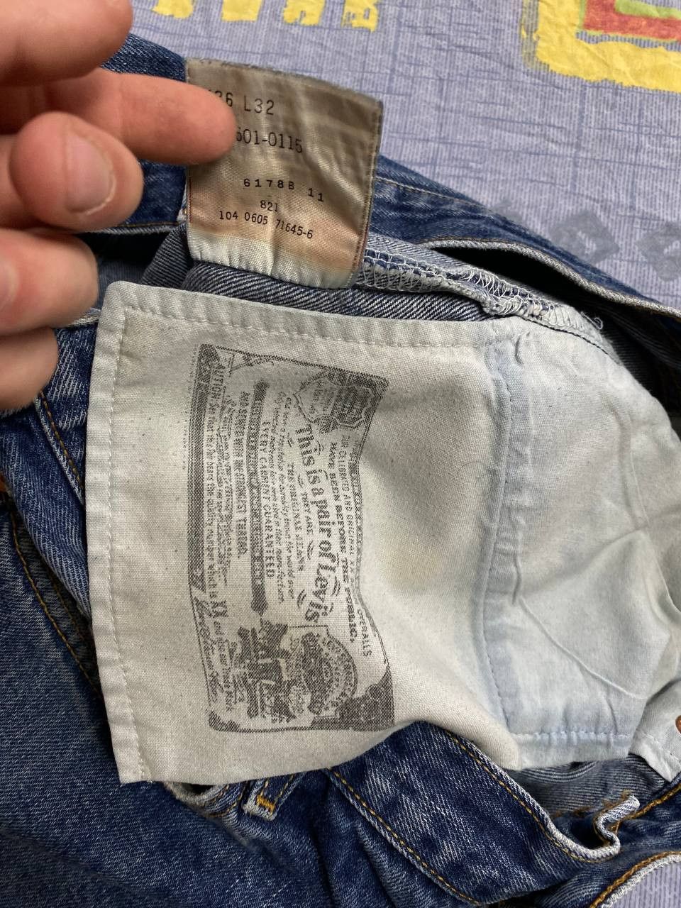 Levi's Vintage Levis 501 Jeans Size US 36 / EU 52 - 18 Thumbnail